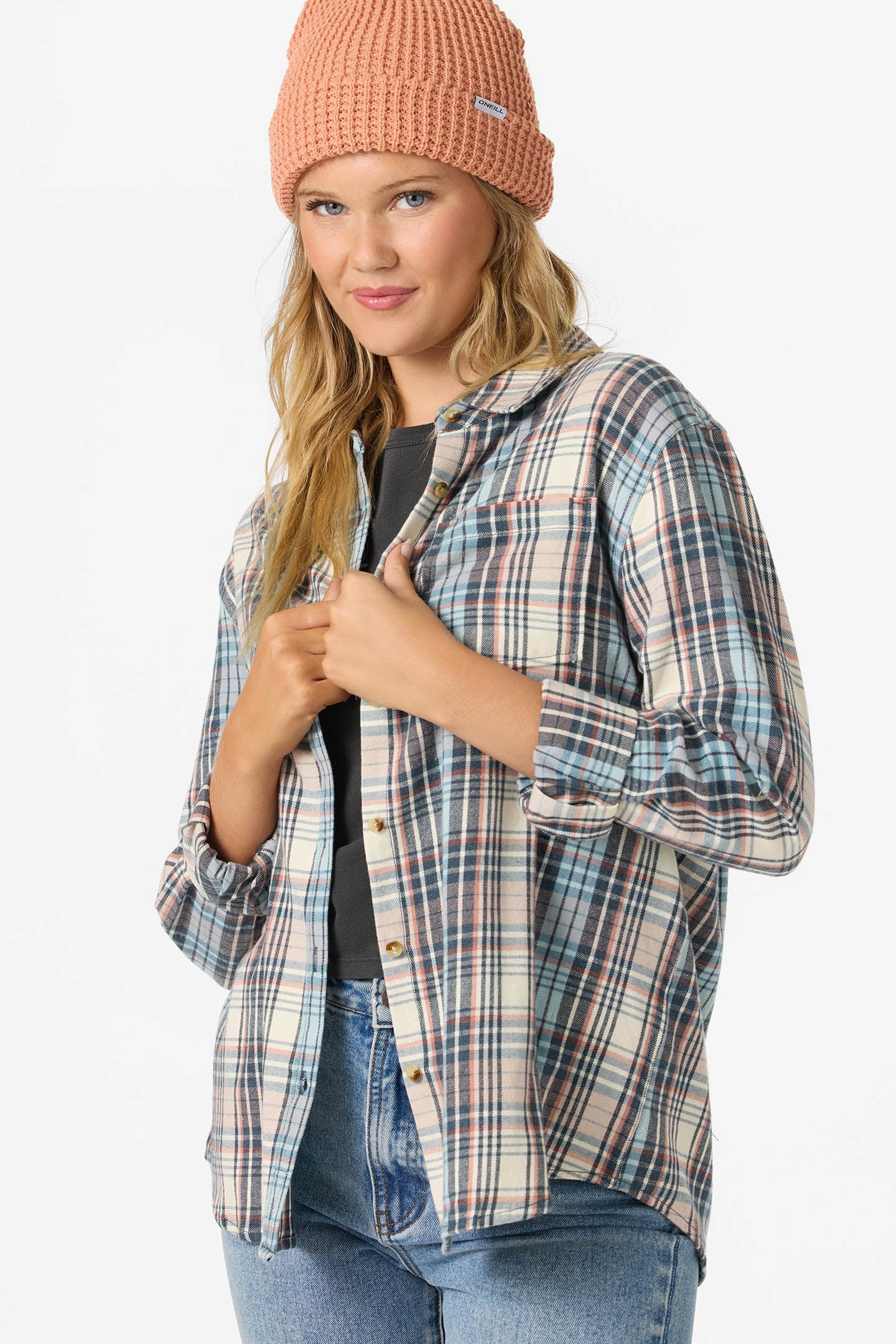 Logan Flannel Long Sleeve Top - Image 5