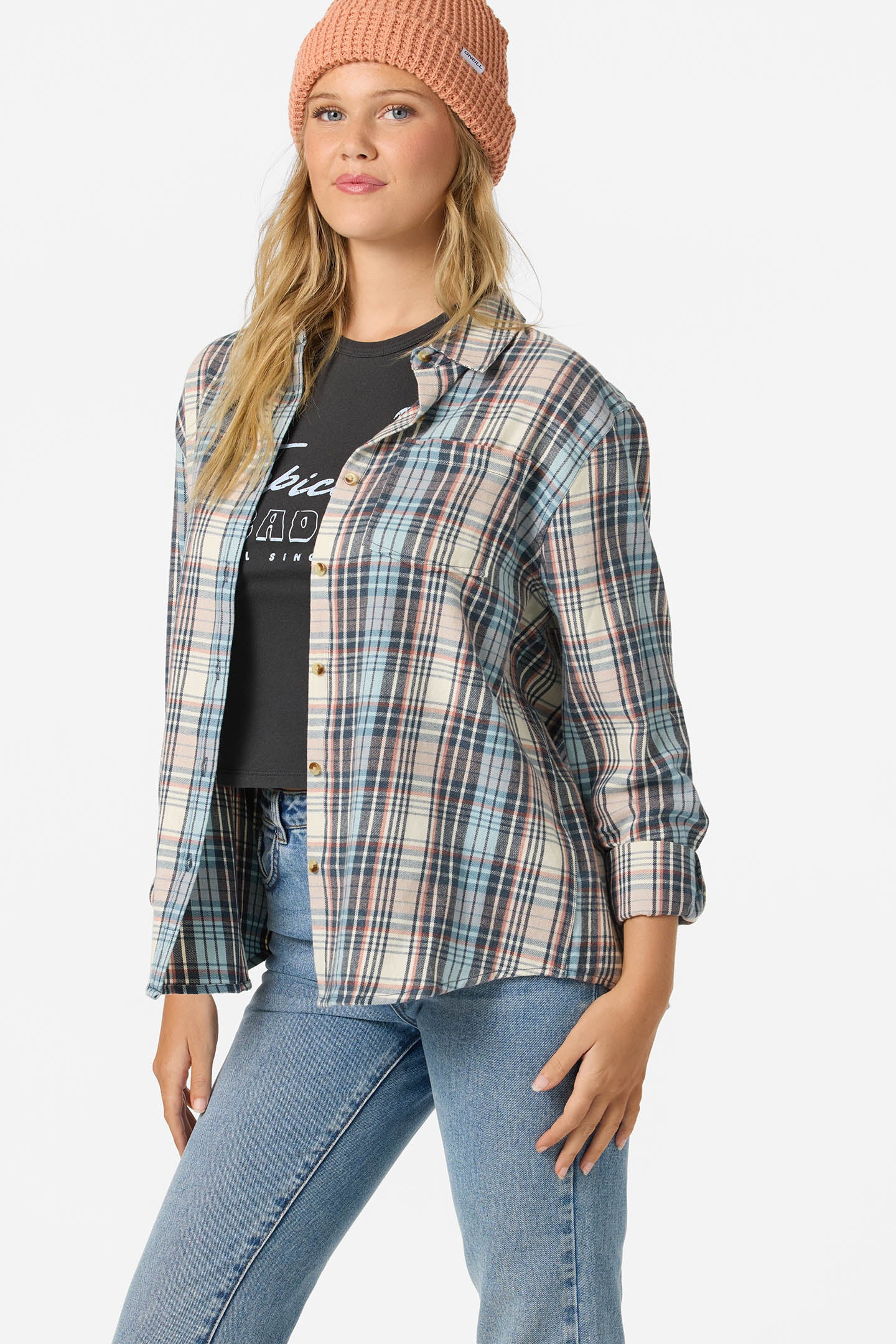 Logan Flannel Long Sleeve Top - Image 6