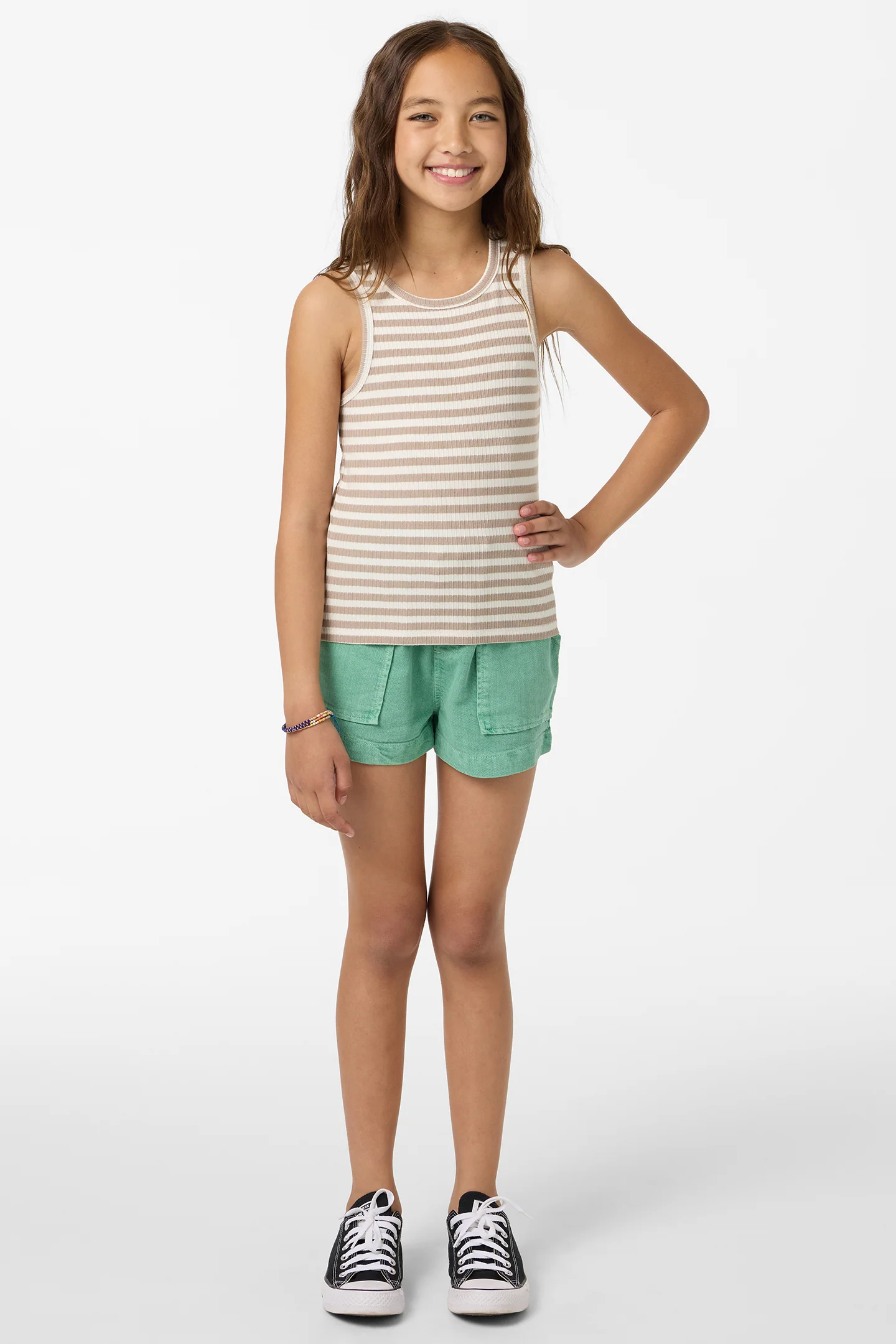Girl's Lonnie Stripe Top - Image 3