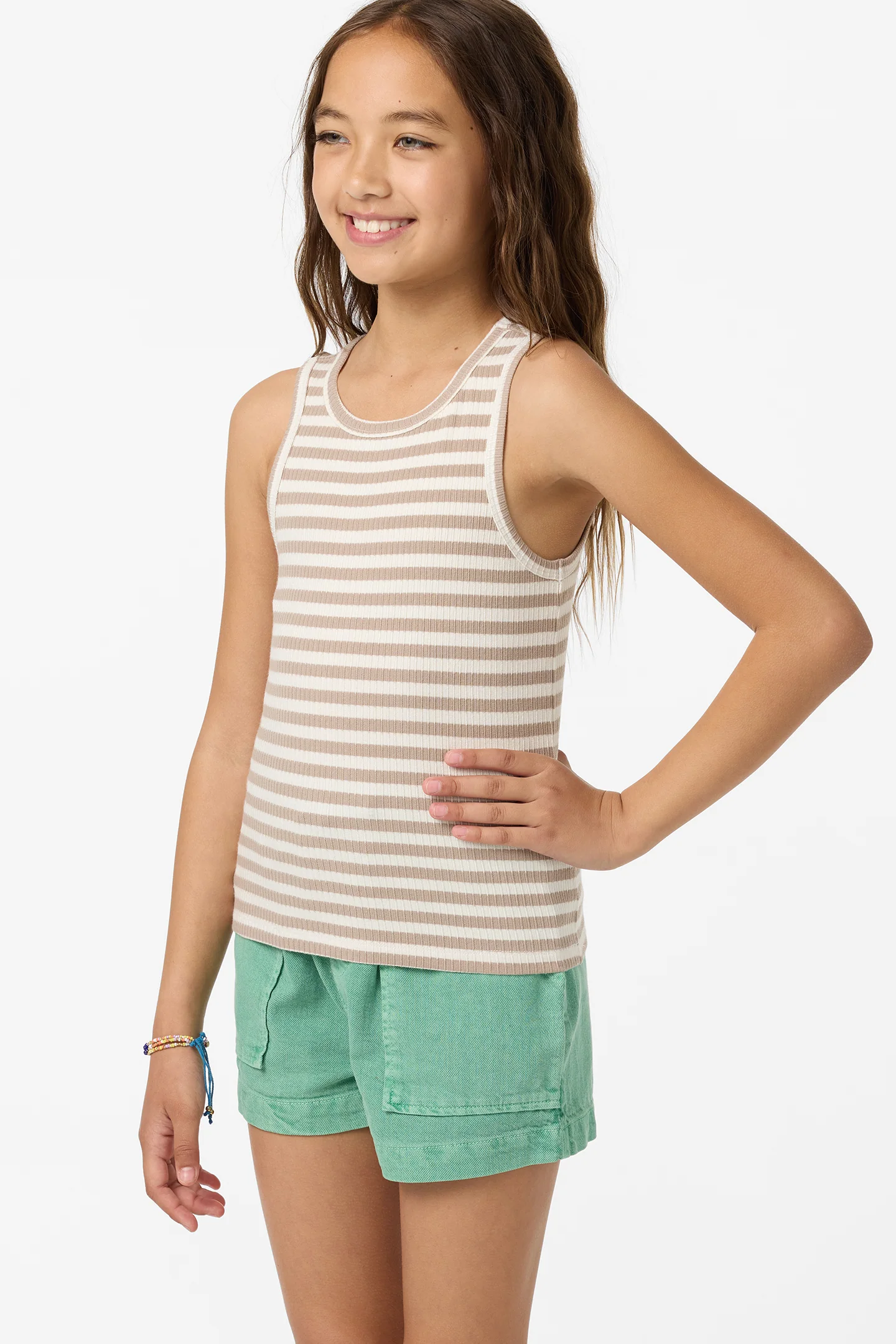 Girl's Lonnie Stripe Top - Image 5