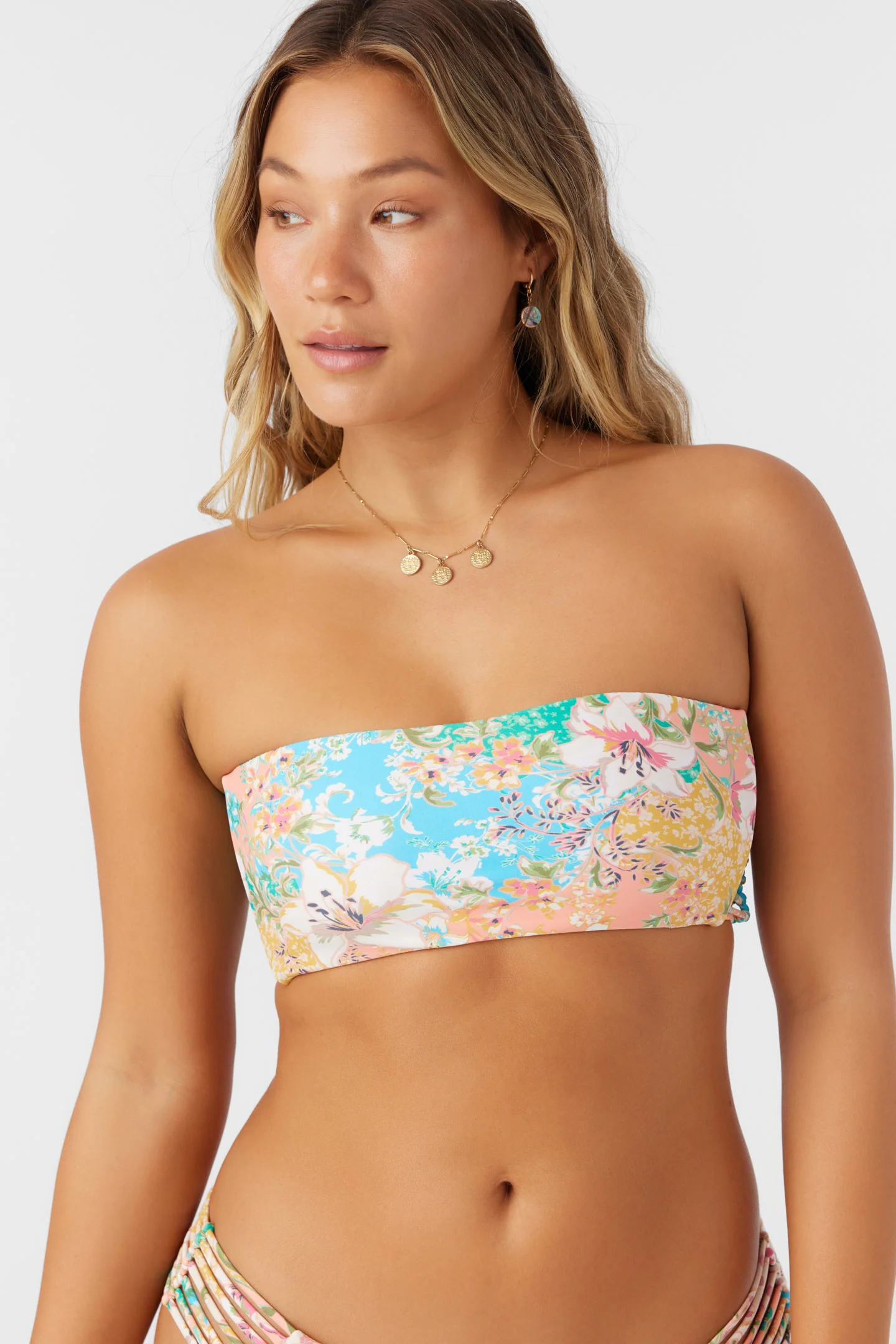 Lua Floral Bells Bandeau Top - Image 2
