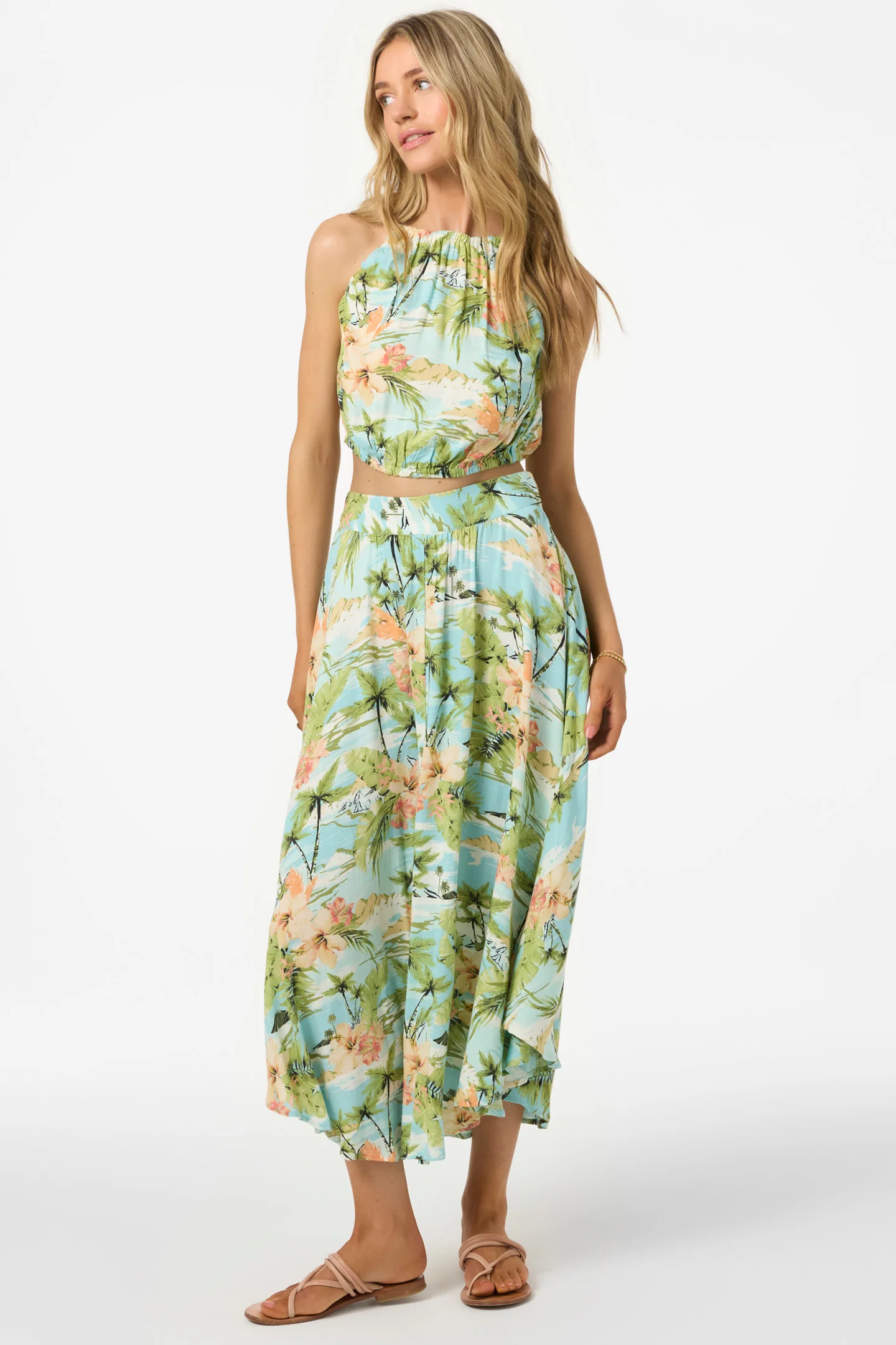 Marnie Tropical Midi Skirts - Image 4