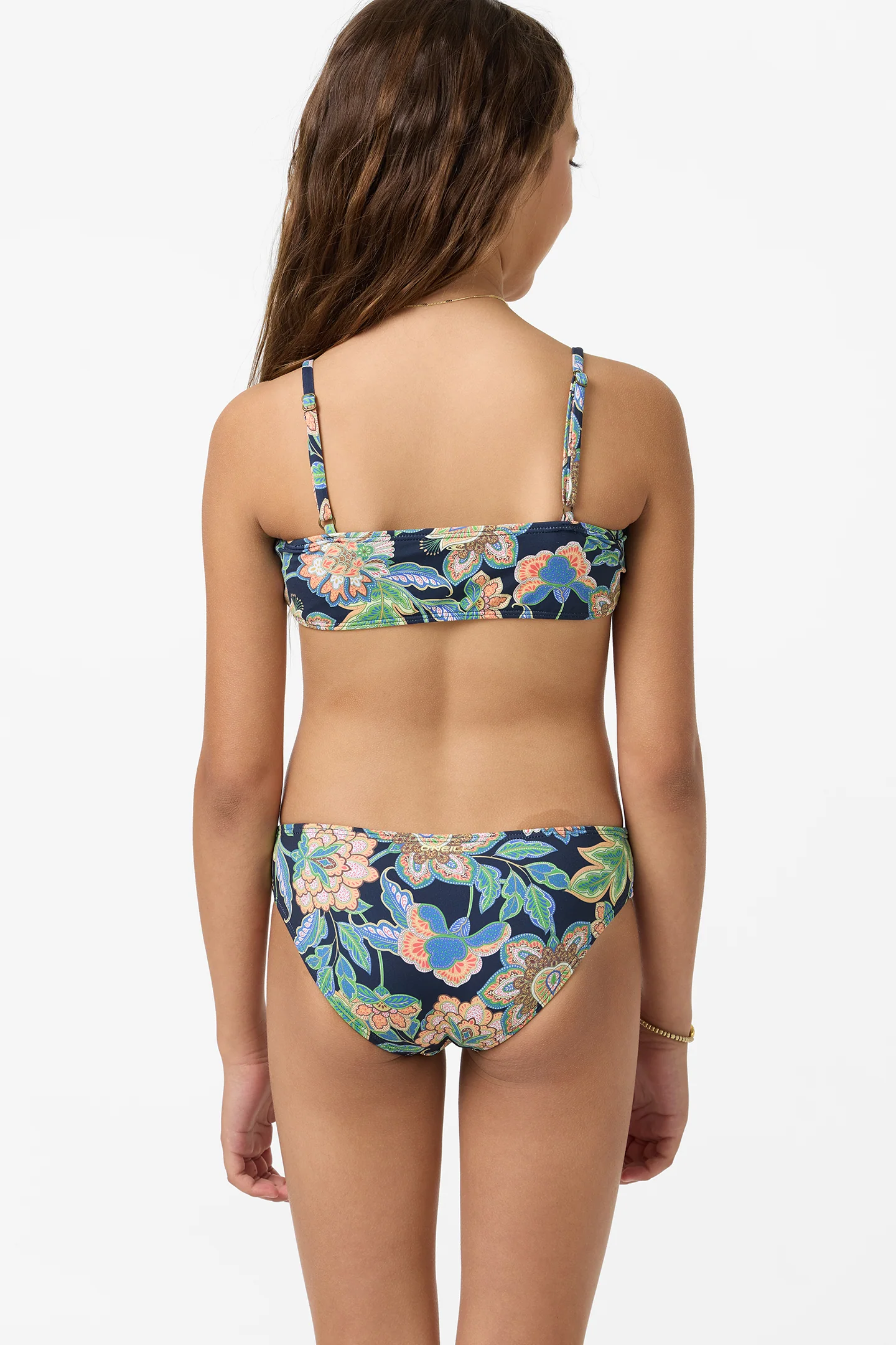 Girl's Mermaid Floral Hanky Swim Set - Image 2