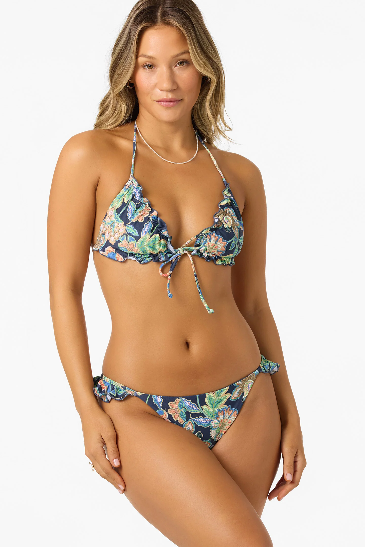 Mermaid Floral Loveland Triangle Top - Image 5