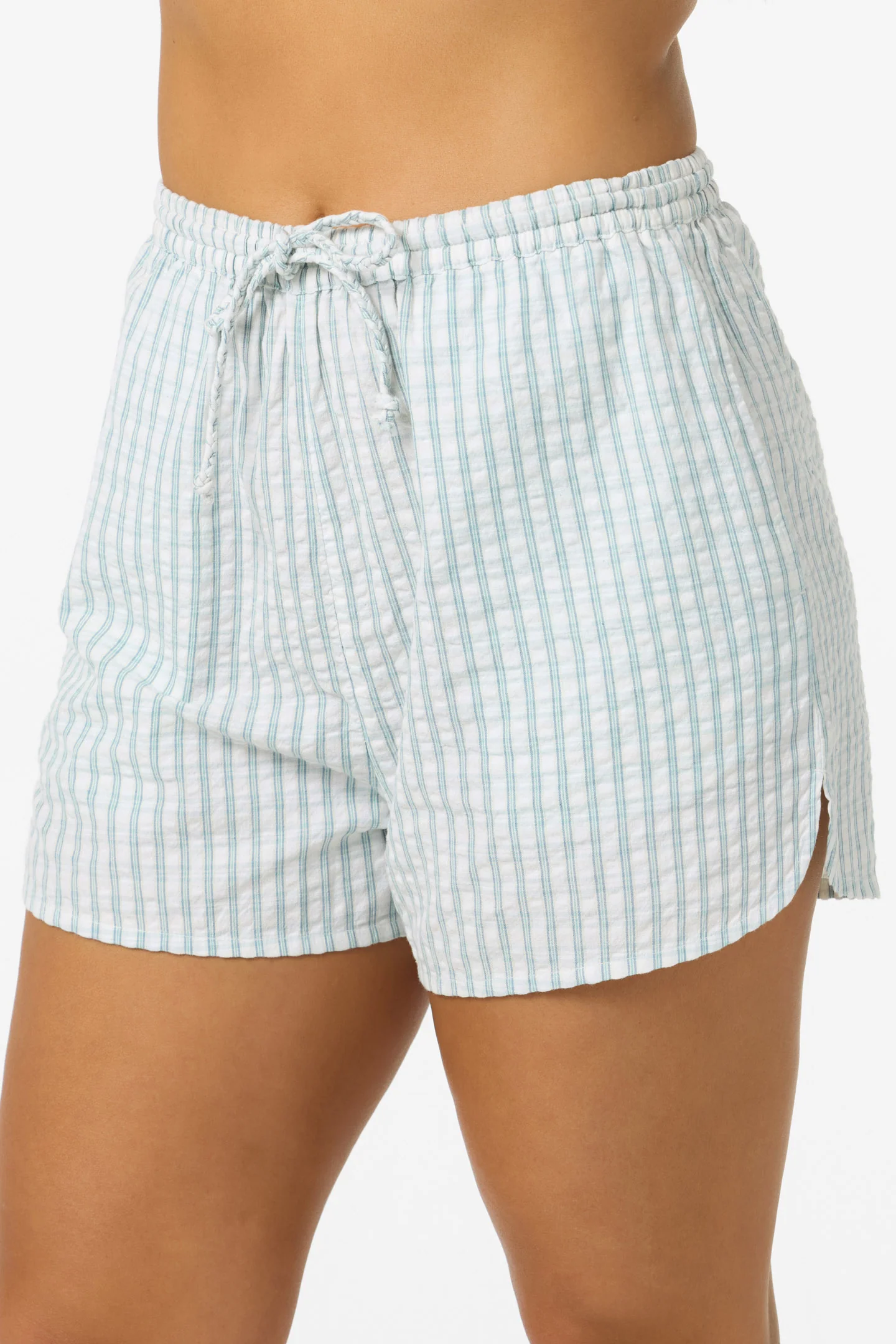 Millie Seersucker Beach Shorts - Image 6