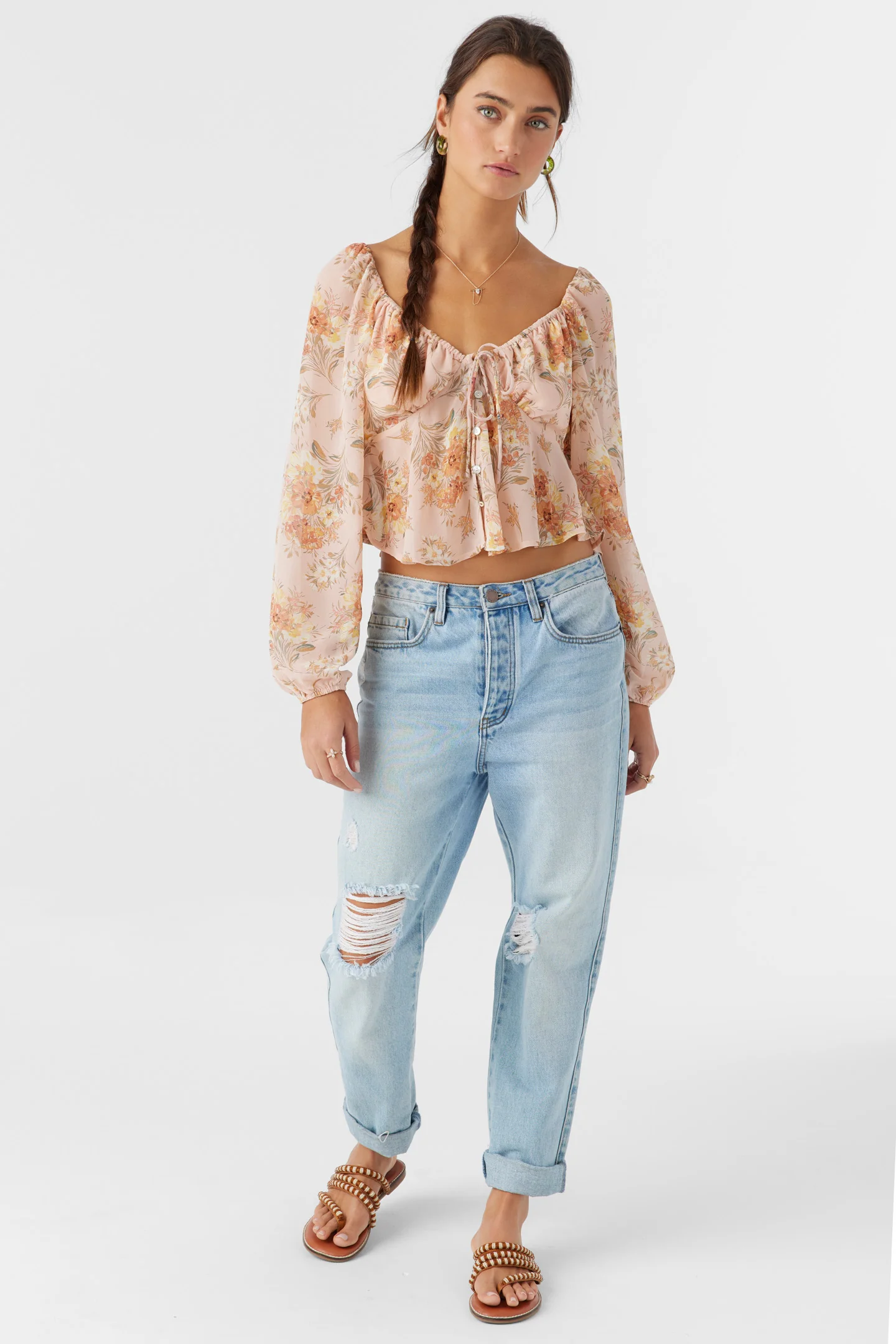 Noa Naya Floral Long Sleeve Top - Image 4