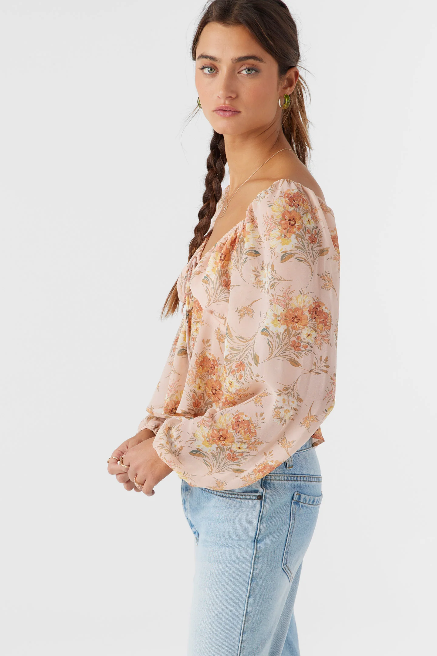 Noa Naya Floral Long Sleeve Top - Image 6