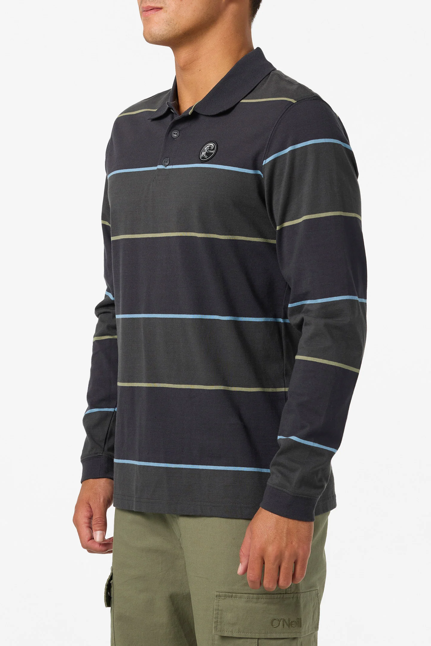 O'Riginals Cassidy Long Sleeve Knit Standard Fit Polo - Image 3