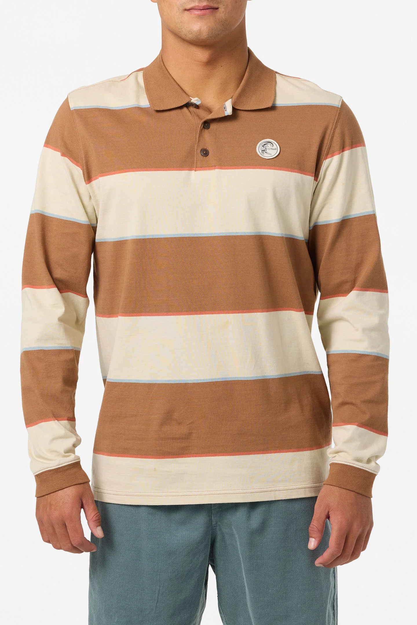 O'Riginals Cassidy Long Sleeve Knit Standard Fit Polo - Image 2