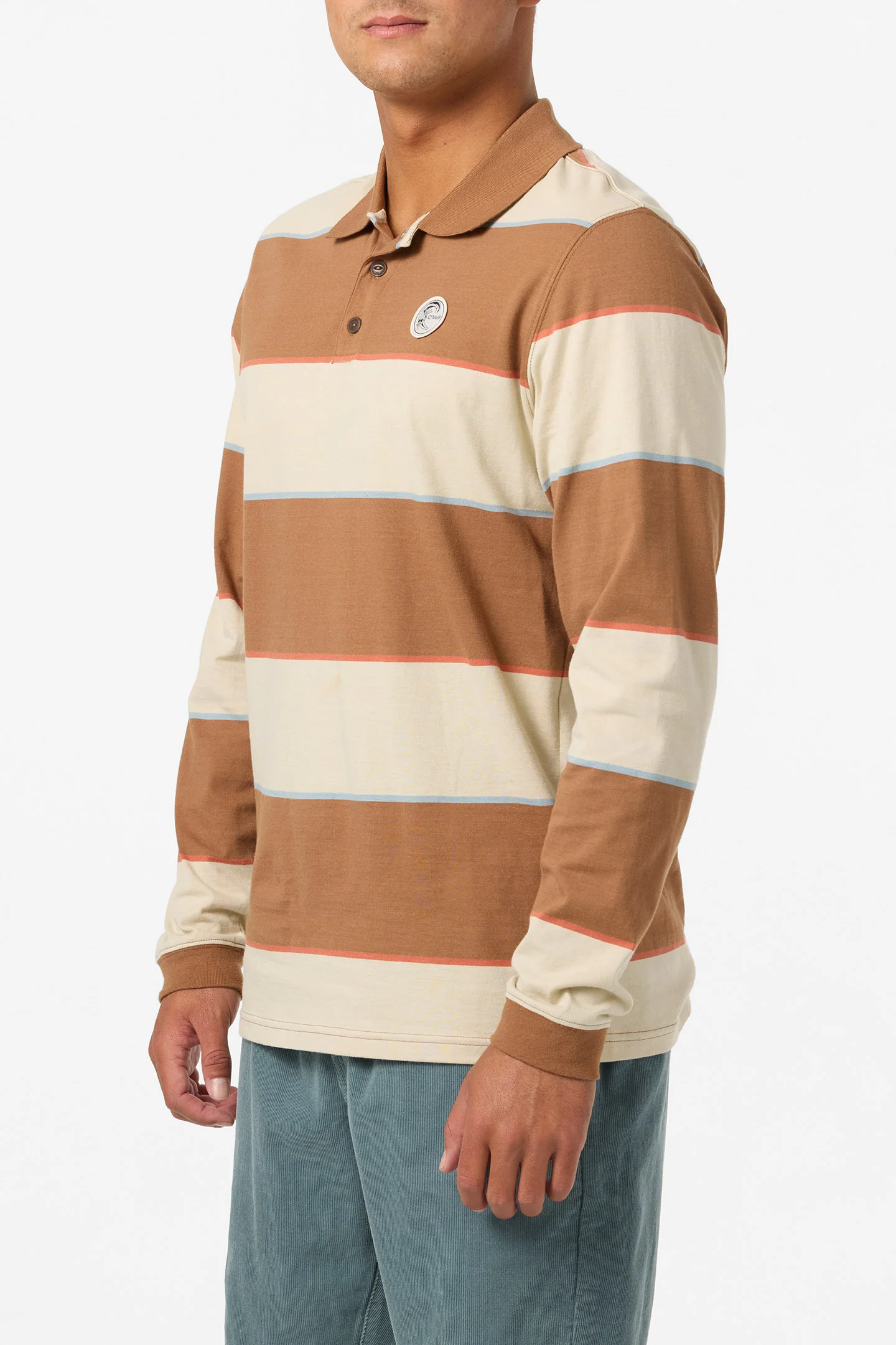 O'Riginals Cassidy Long Sleeve Knit Standard Fit Polo - Image 3