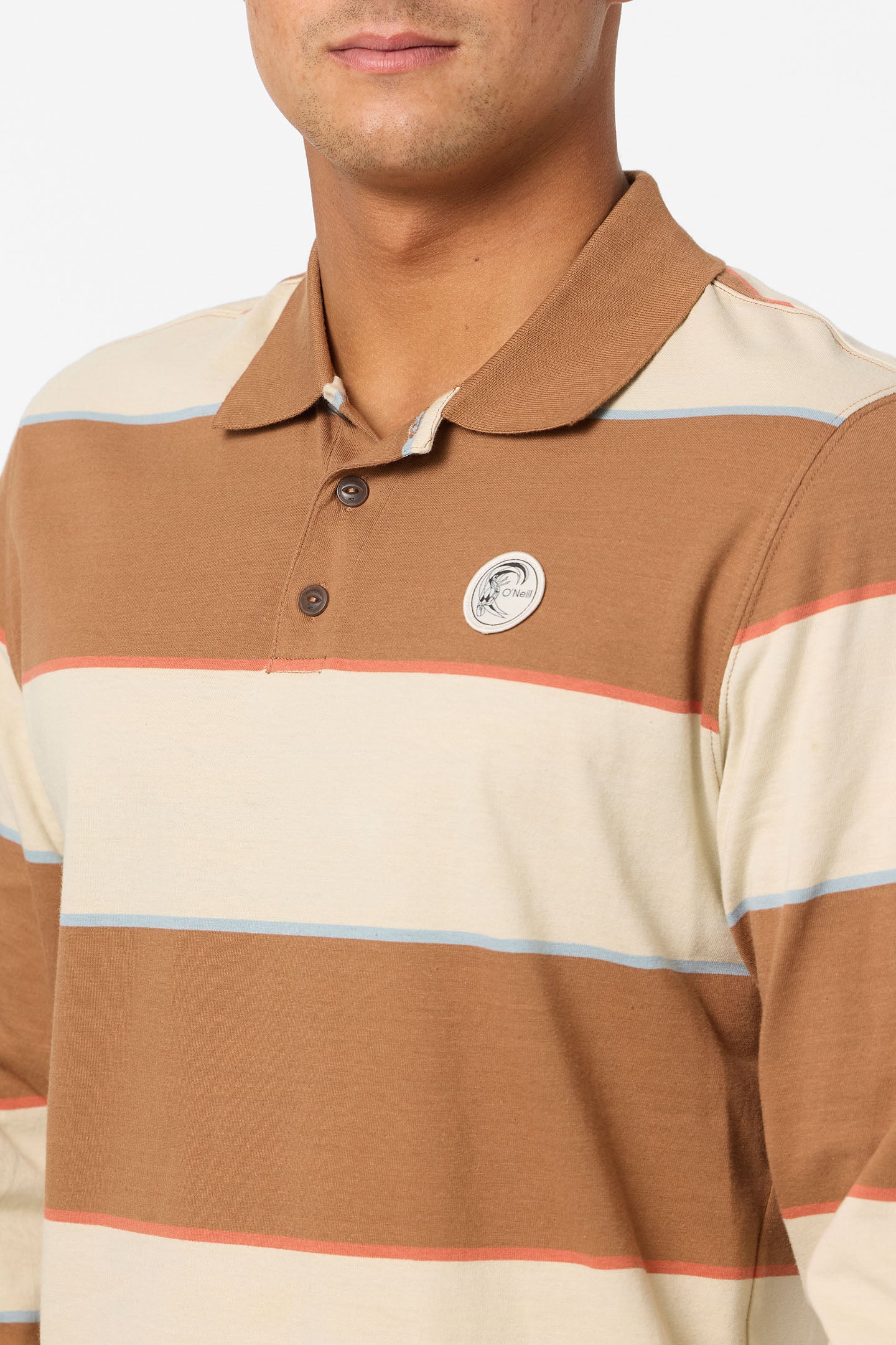 O'Riginals Cassidy Long Sleeve Knit Standard Fit Polo - Image 4