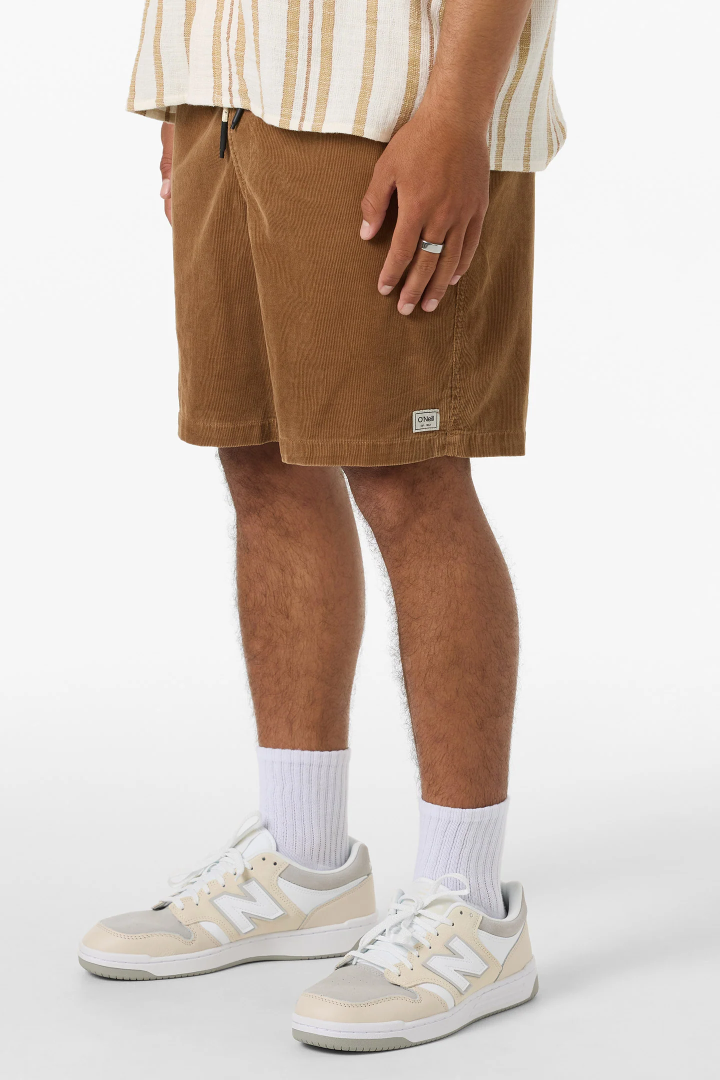 O'Riginals Cord Elastic Waist 18" Shorts - Image 3