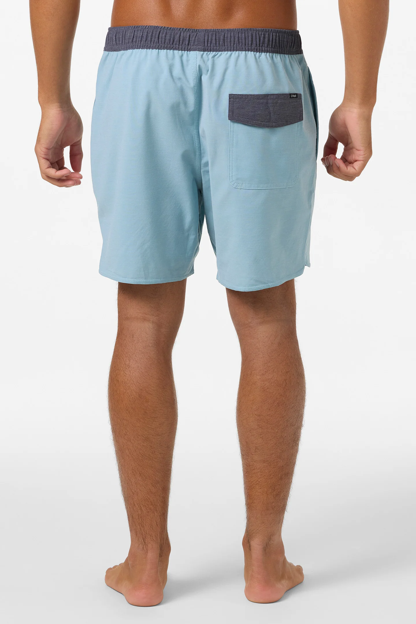 O'Riginals Solid Scallop Elastic Waist 16" Swim Trunks - Image 4