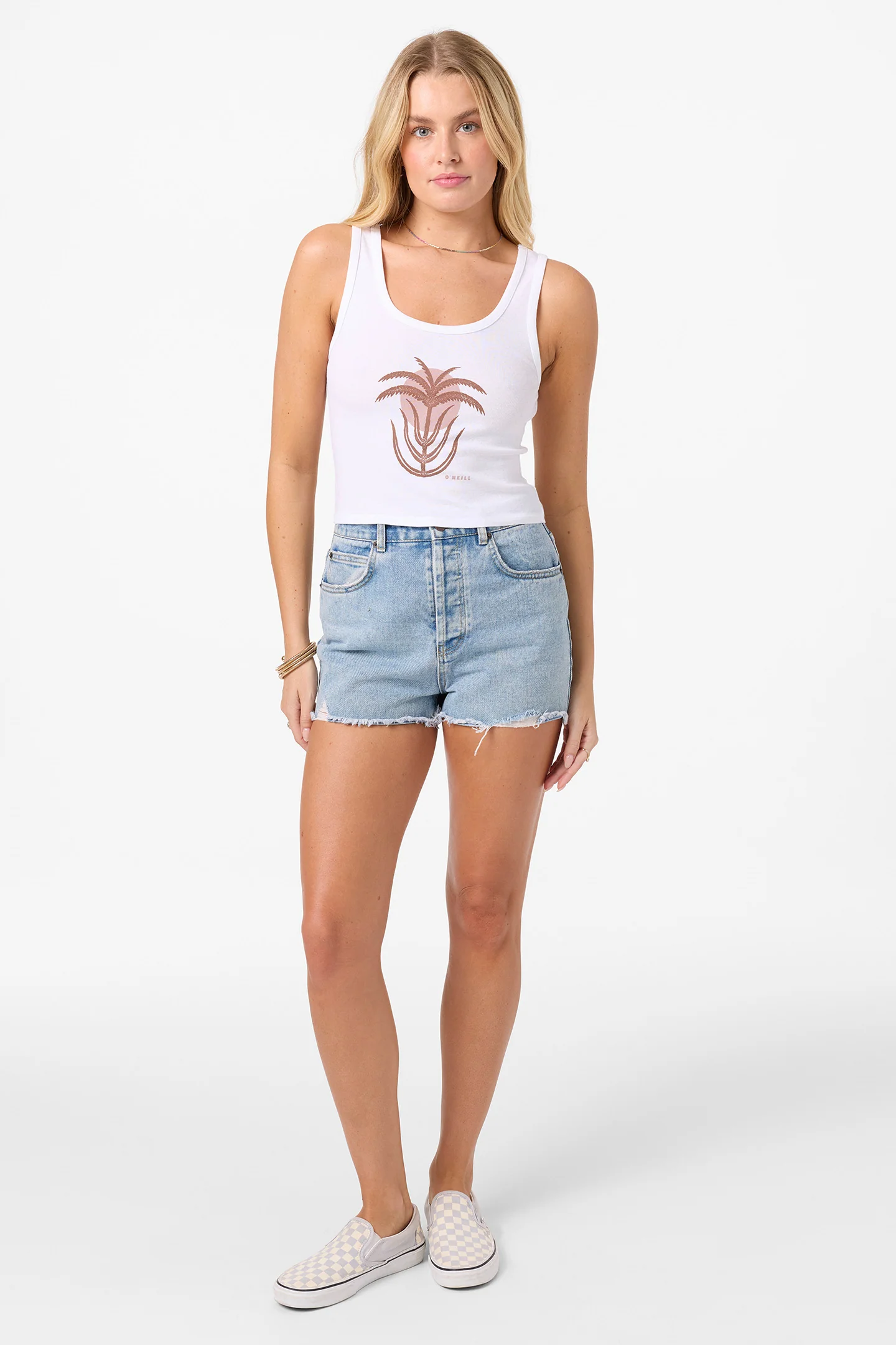 Palm Sun Scoop Neck Tank - Image 3
