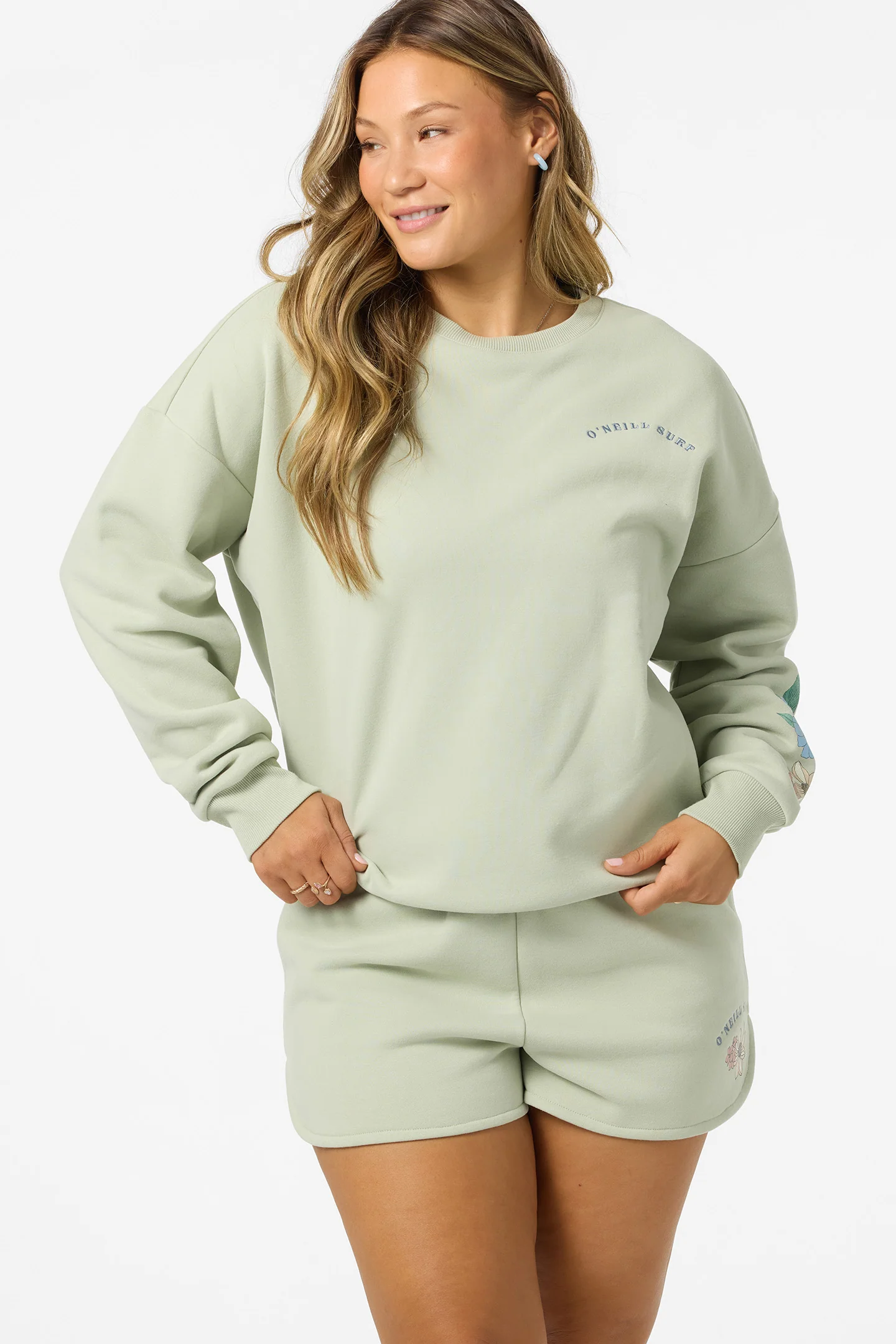 Petal Oversized Crew Neck Fleece - Image 5