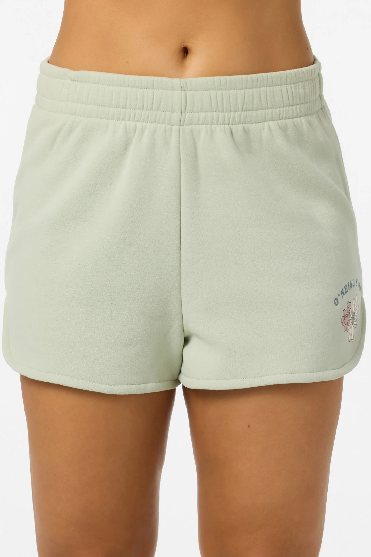 Petal Scallop Fleece Lounge Shorts - Image 4