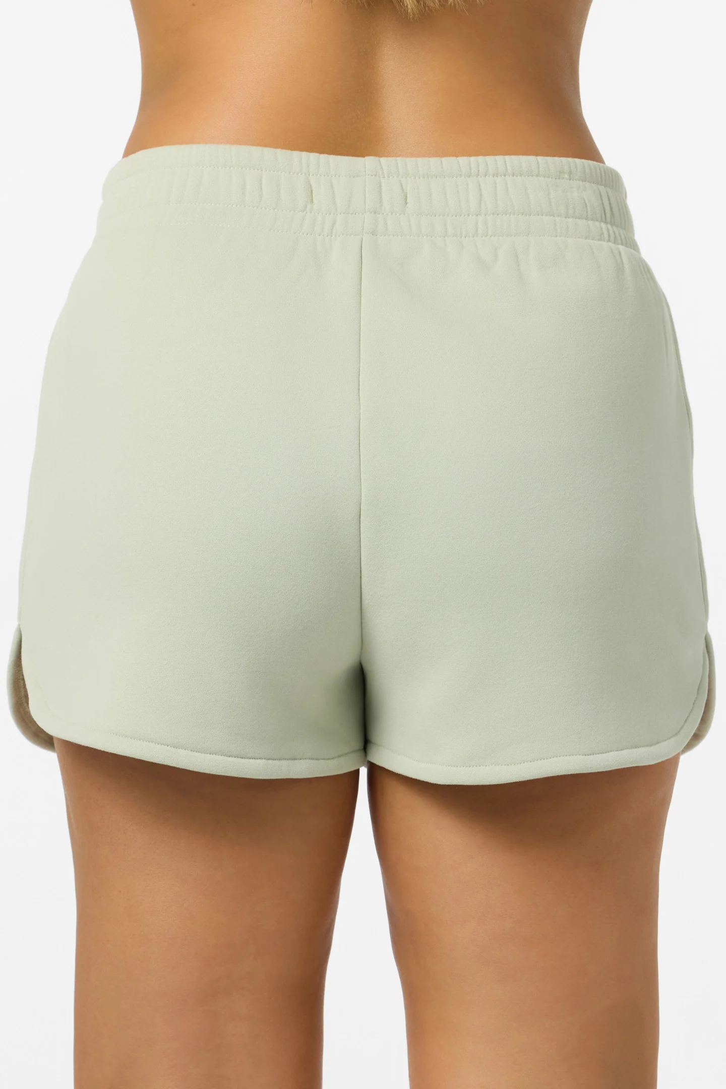 Petal Scallop Fleece Lounge Shorts - Image 6