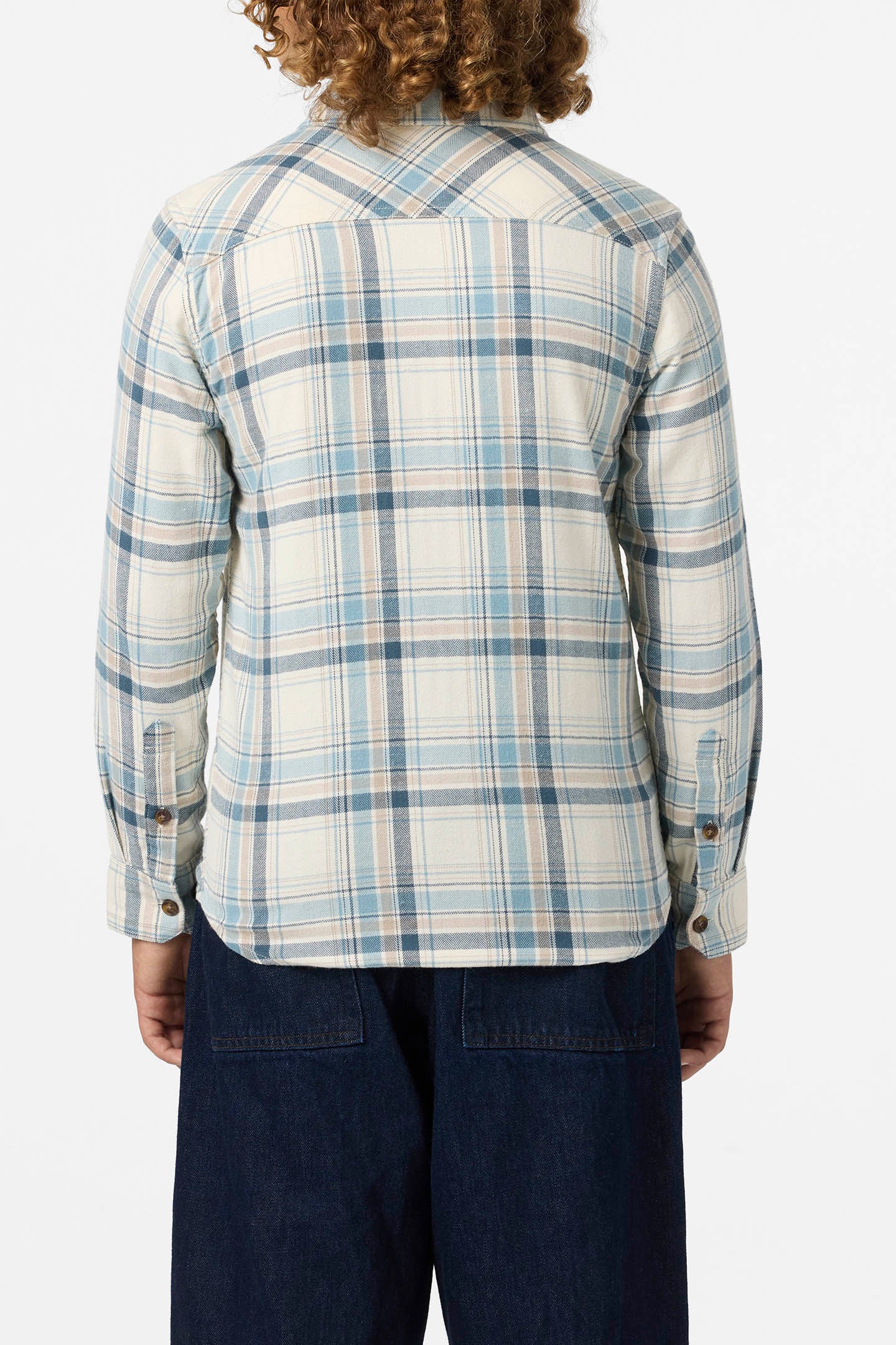 Boy's Redmond Plaid Flannel Long Sleeve Shirt - Image 5