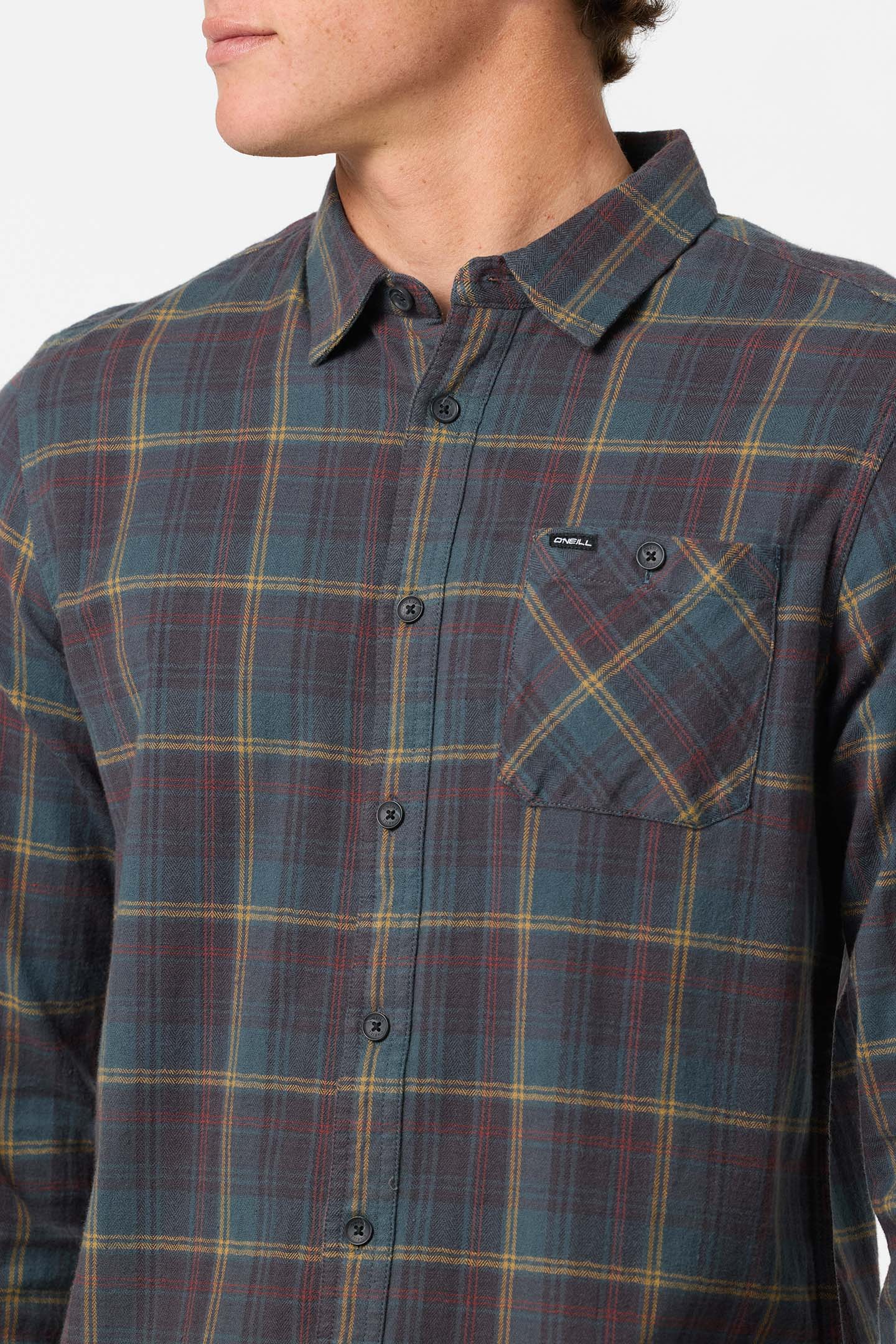 Redmond Plaid Flannel Standard Fit Long Sleeve Shirt - Image 4