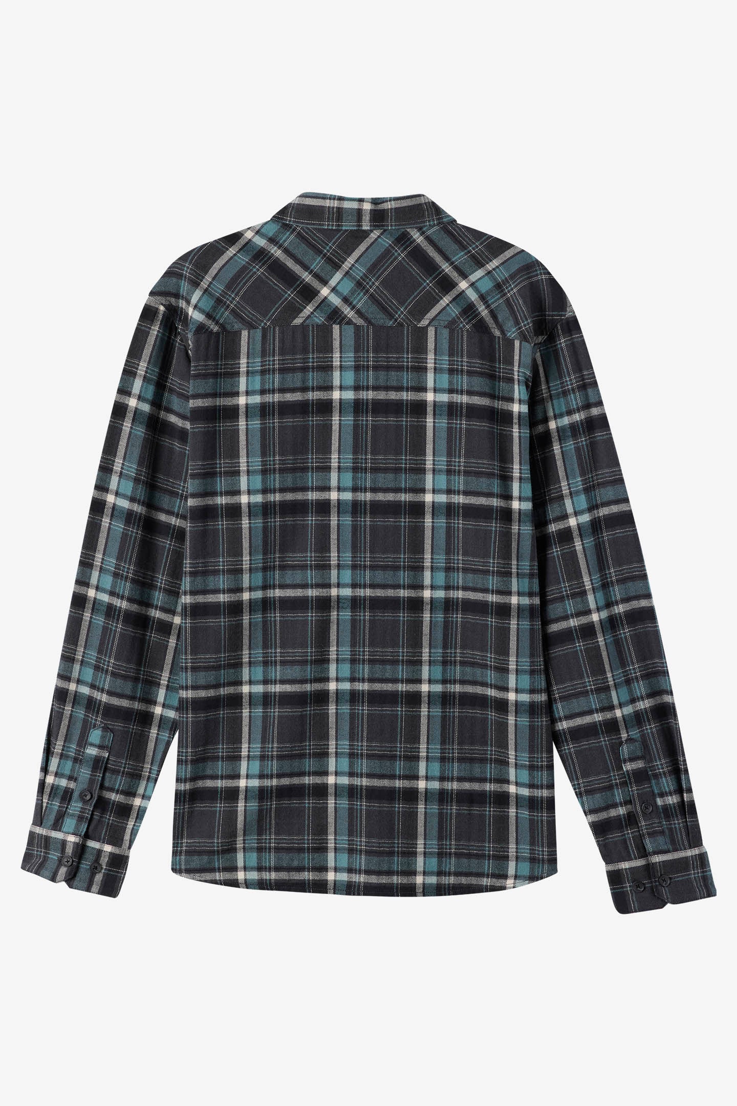 Boy's Redmond Plaid Flannel Long Sleeve Shirt - Image 6