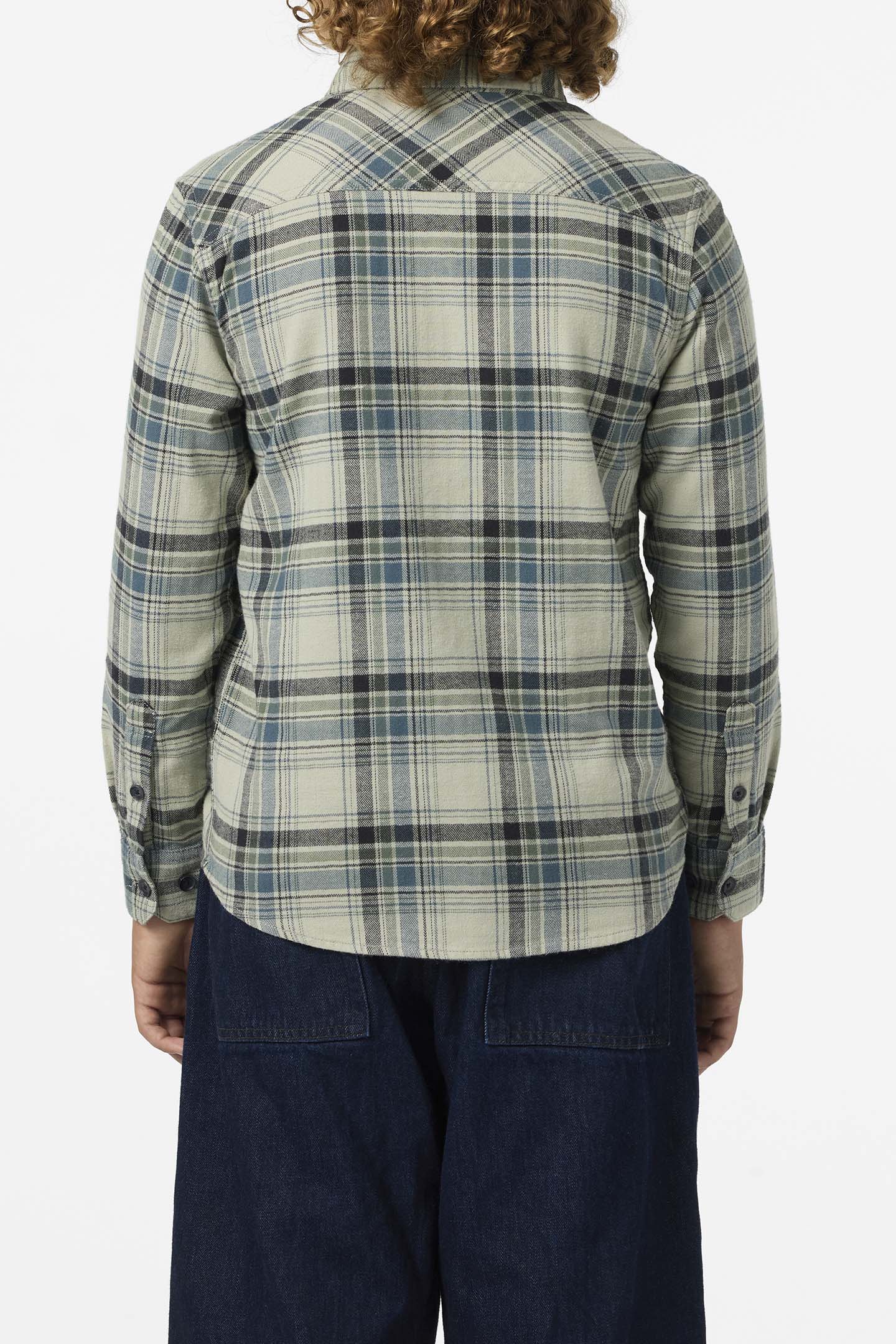 Boy's Redmond Plaid Flannel Long Sleeve Shirt - Image 6