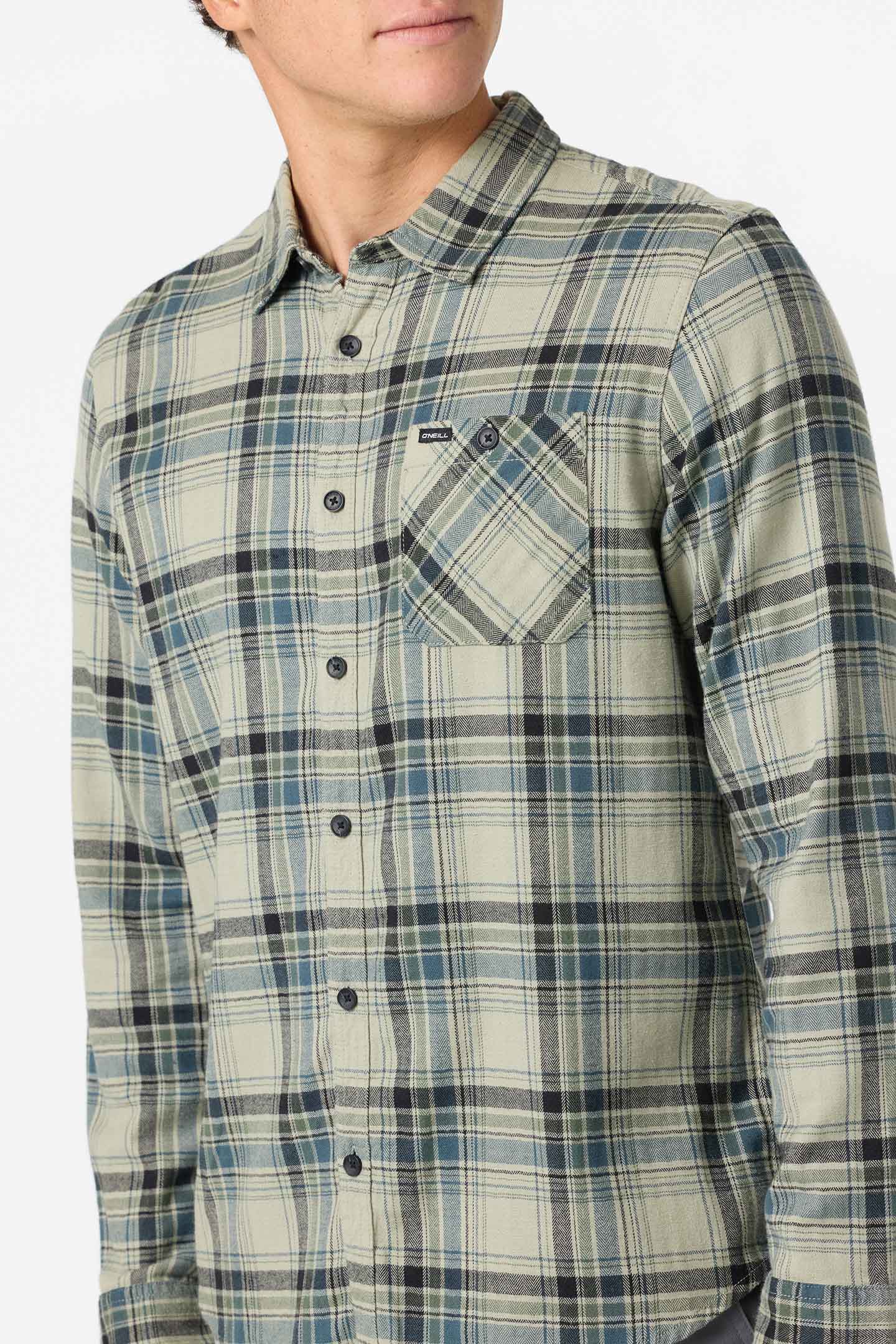 Redmond Plaid Flannel Standard Fit Long Sleeve Shirt - Image 3