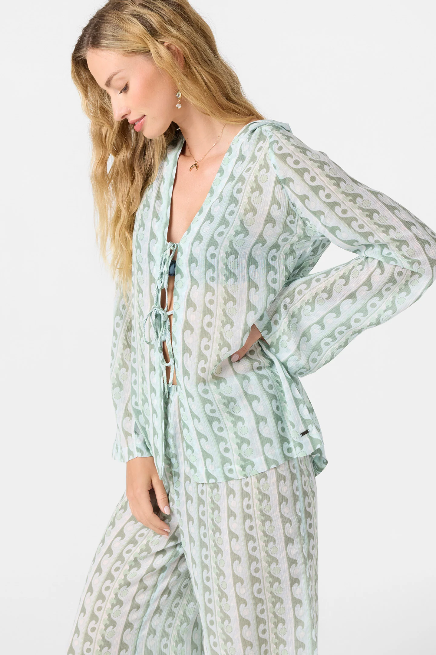 Regina Hoodie Printed Top - Image 9