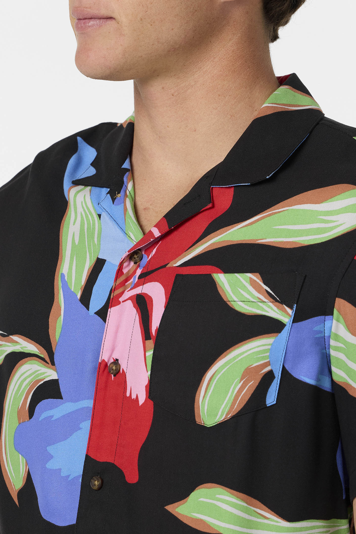Relaxed Woven Camp Shirt - Image 6
