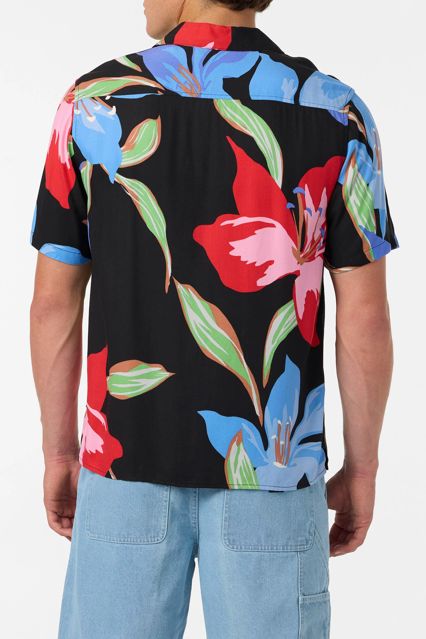 Relaxed Woven Camp Shirt - Image 7