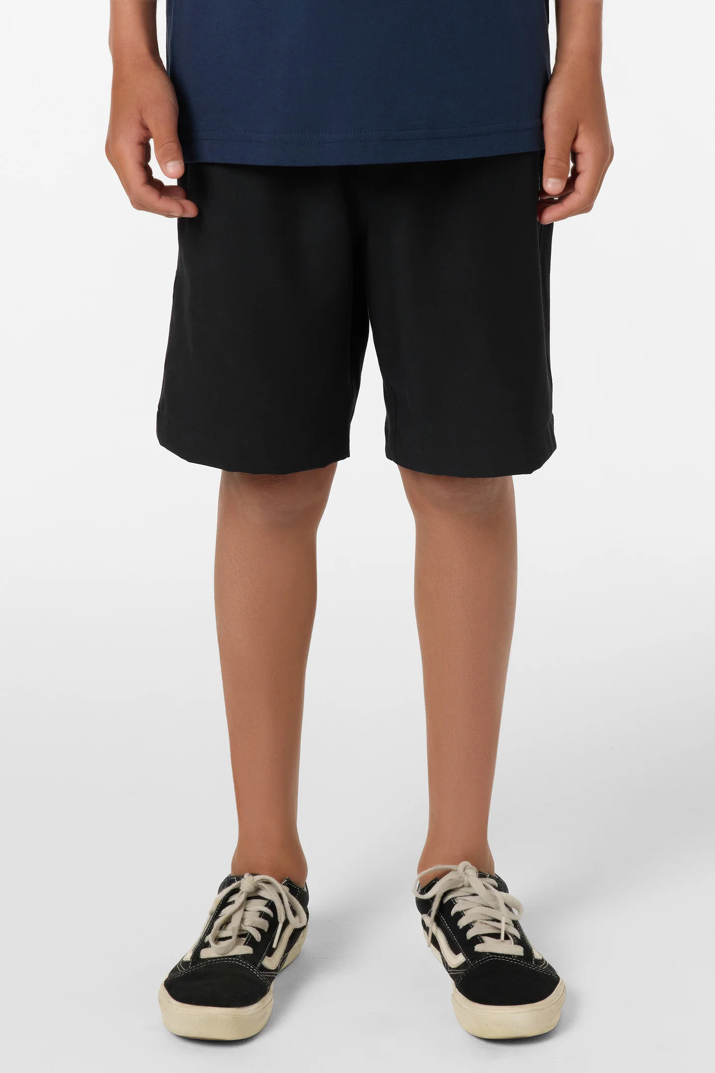 Boy's Reserve Light Check Elastic Waist 16" Hybrid Shorts - Image 2