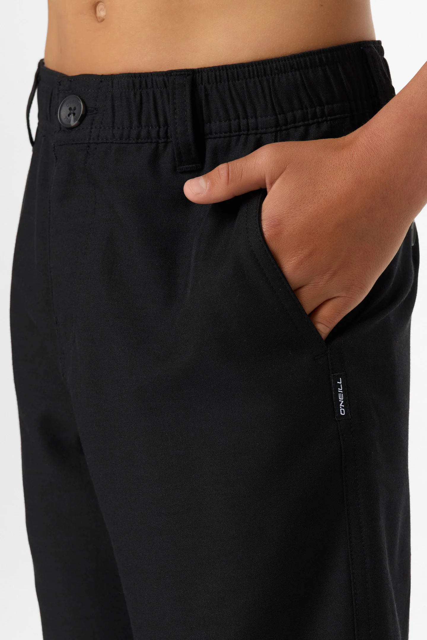 Boy's Reserve Light Check Elastic Waist 16" Hybrid Shorts - Image 4