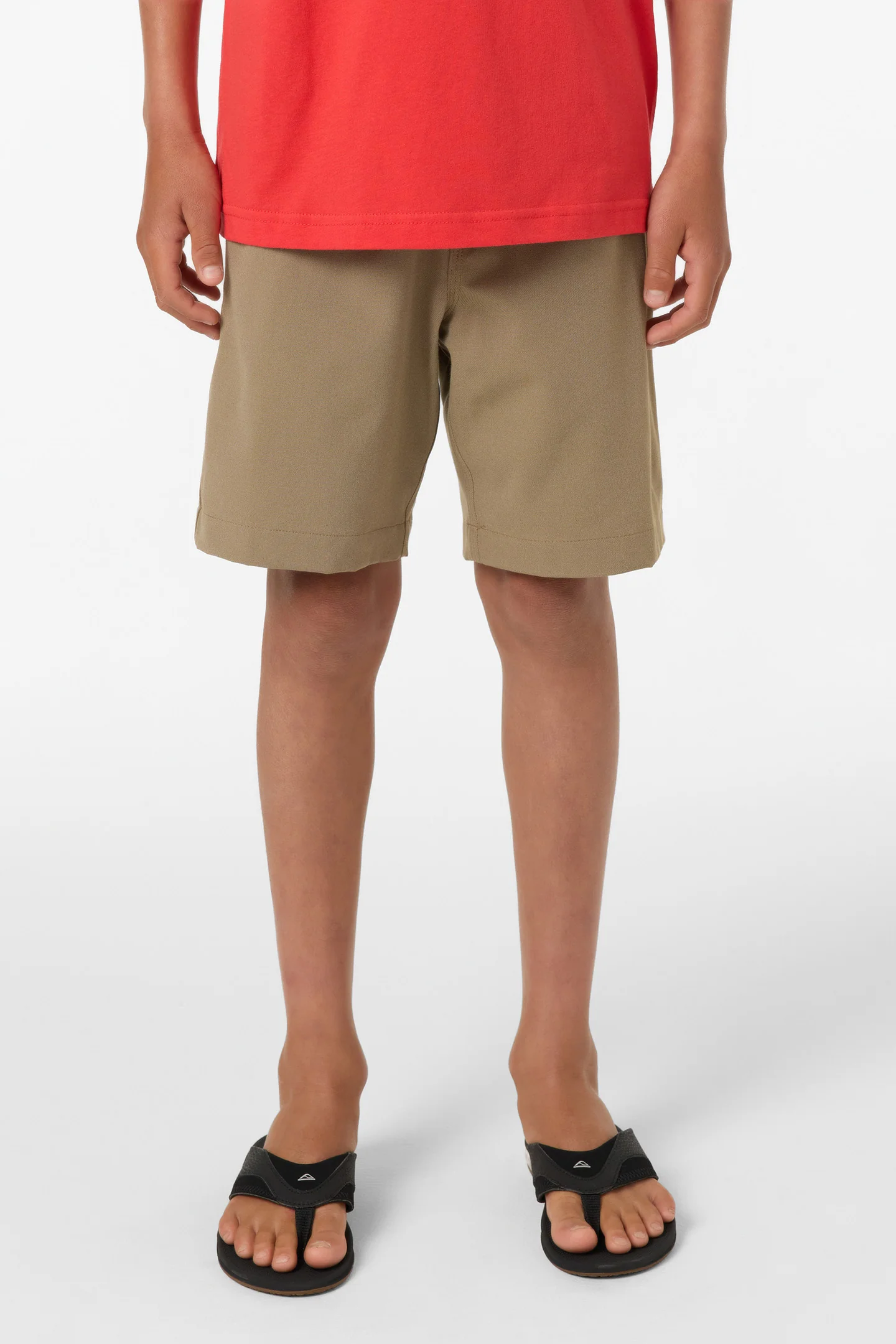 Boy's Reserve Light Check Elastic Waist 16" Hybrid Shorts - Image 2