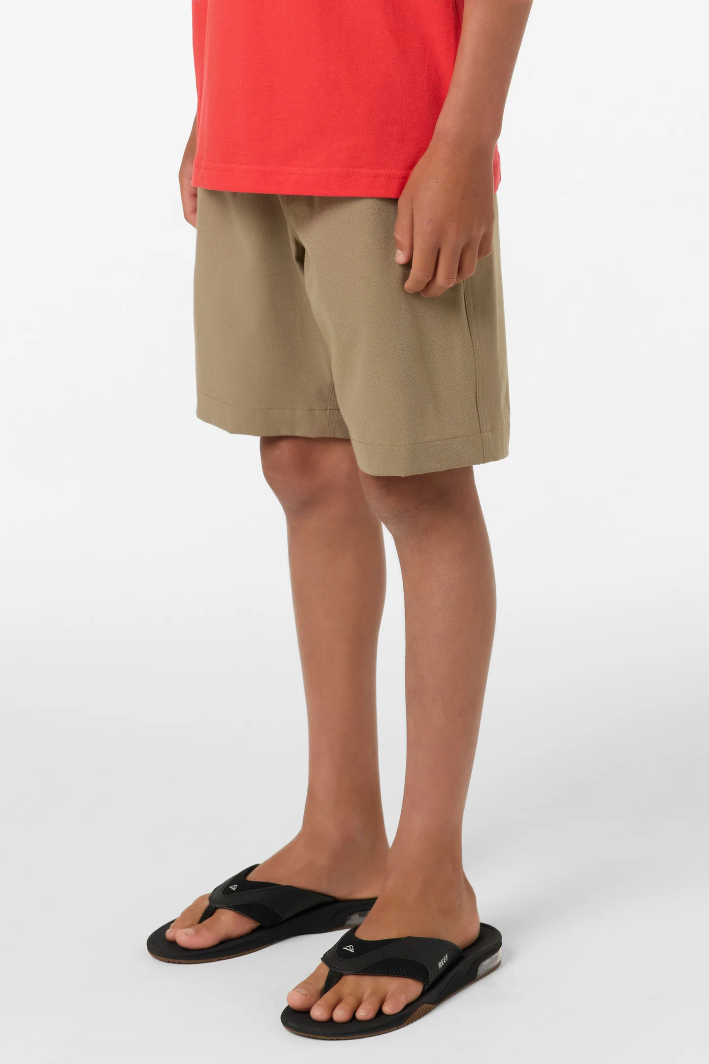 Boy's Reserve Light Check Elastic Waist 16" Hybrid Shorts - Image 3
