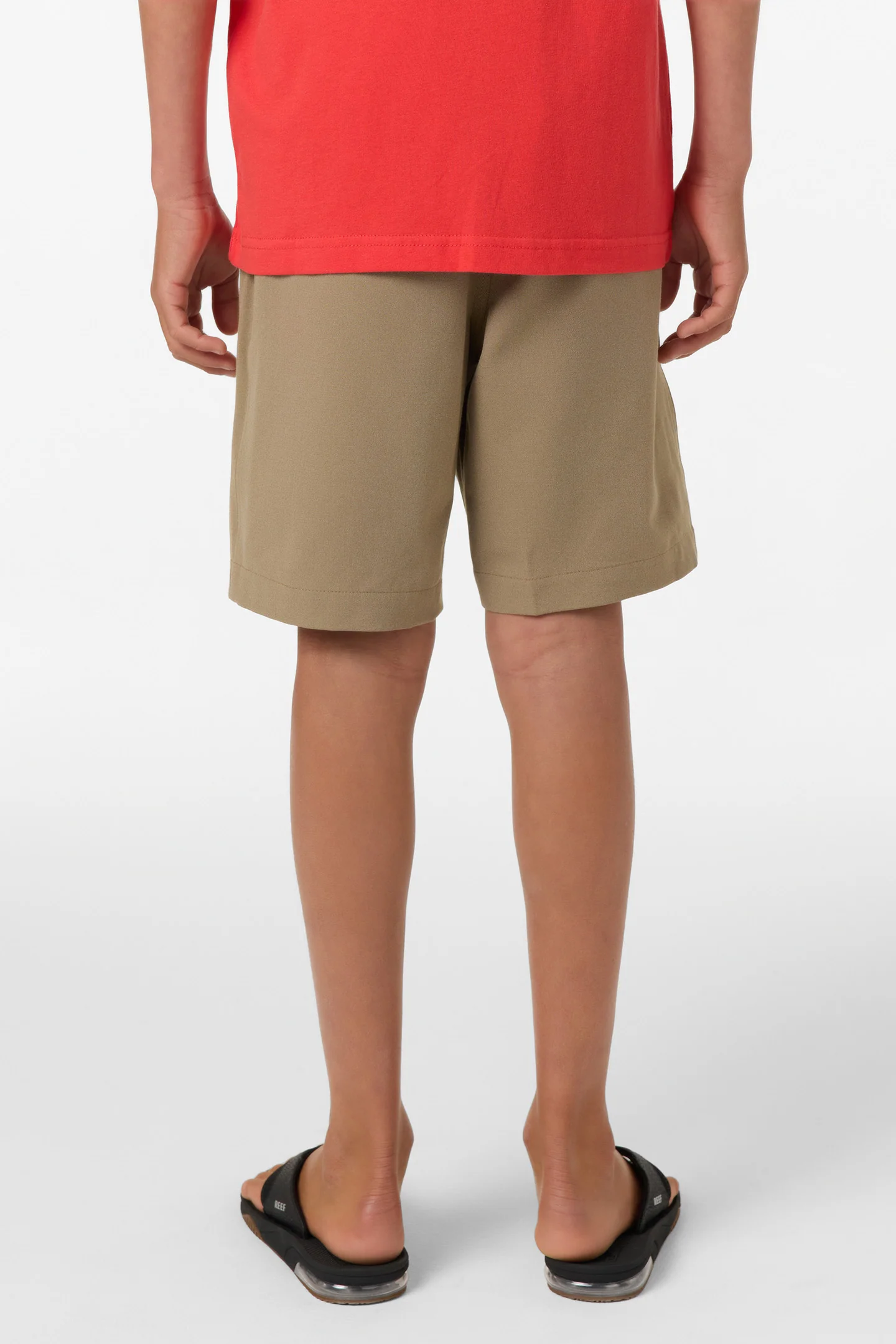 Boy's Reserve Light Check Elastic Waist 16" Hybrid Shorts - Image 5