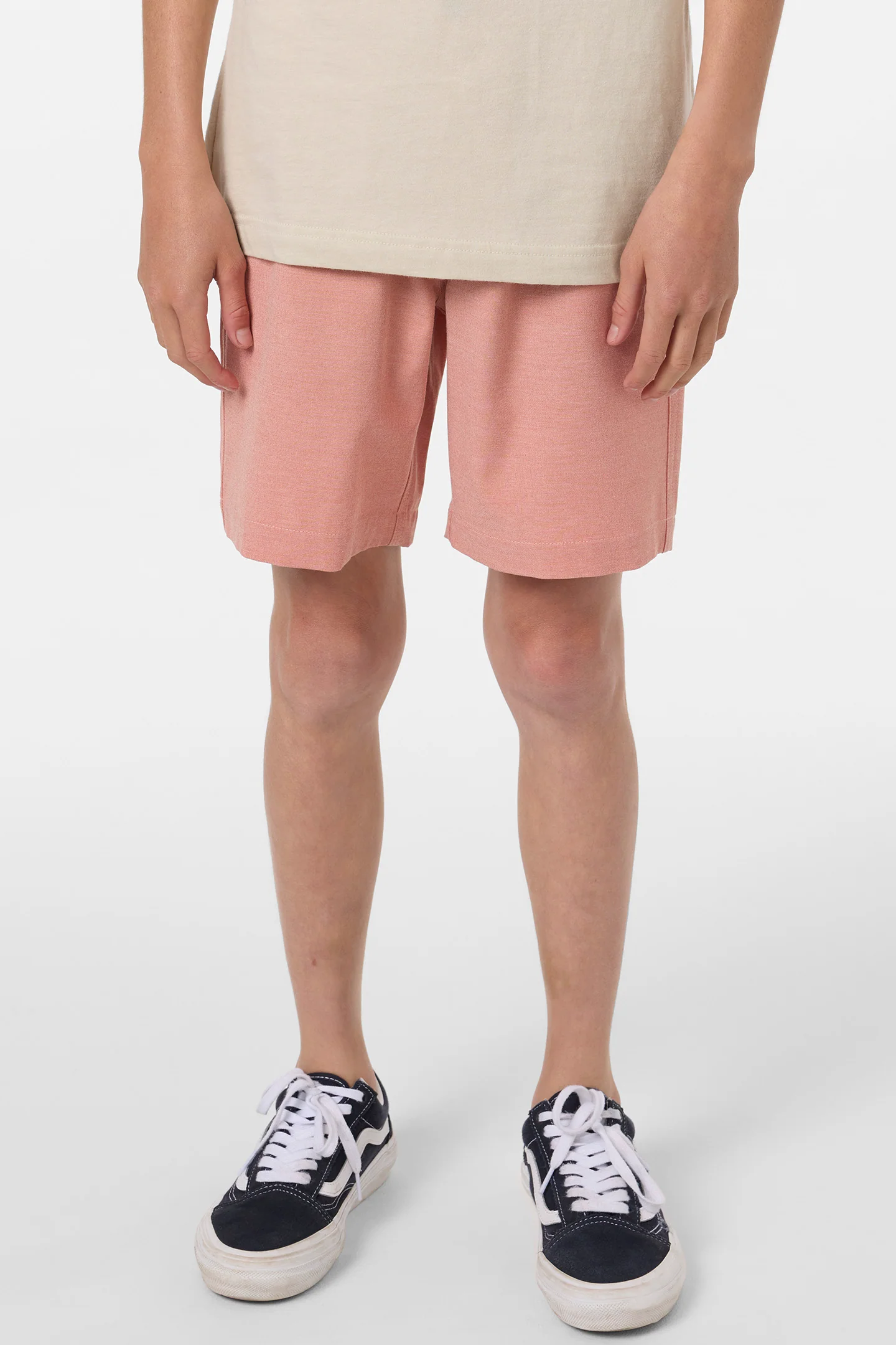 Boy's Reserve Light Check Elastic Waist 16" Hybrid Shorts - Image 2