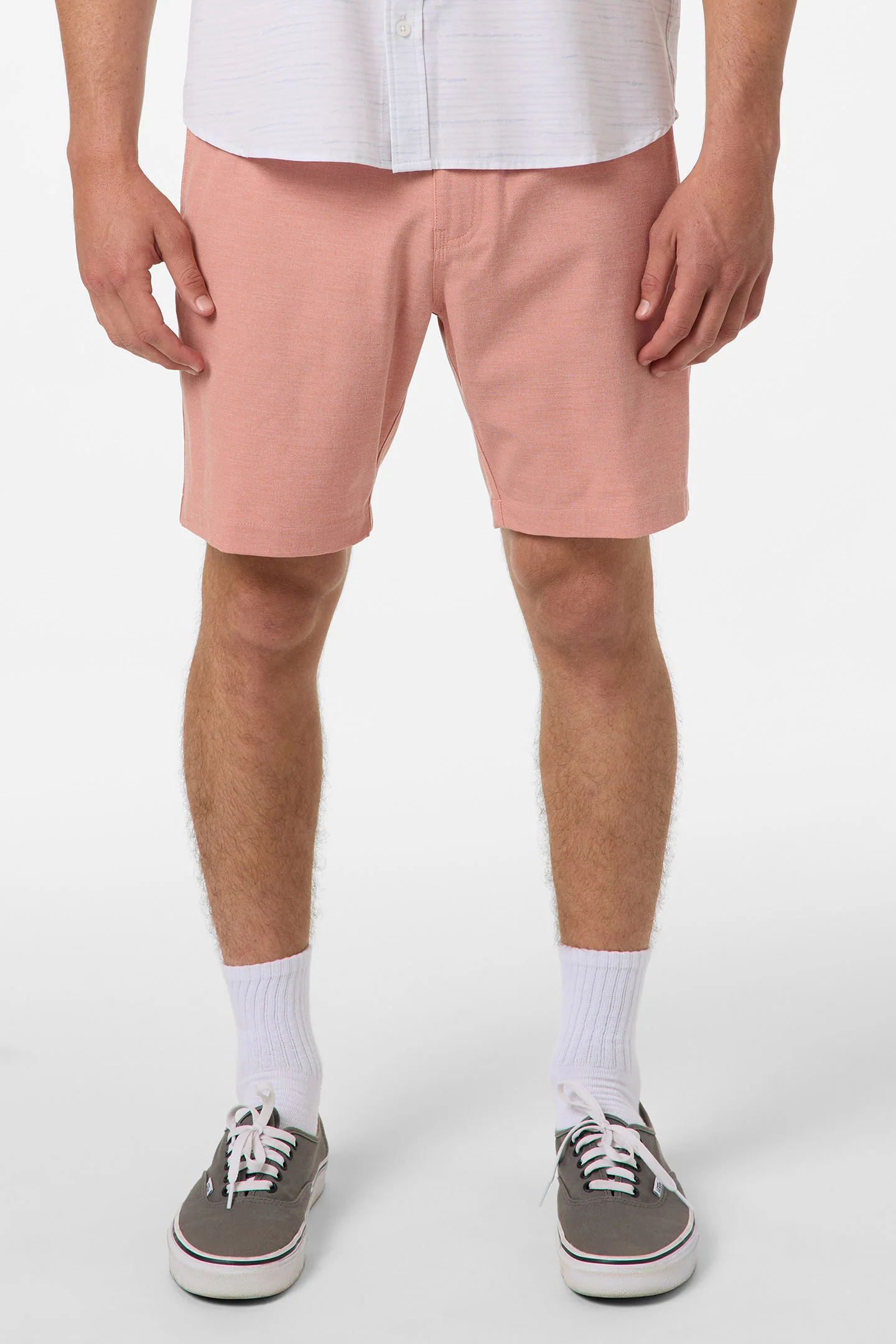 Reserve Light Check Elastic Waist 18" Hybrid Shorts - Image 2