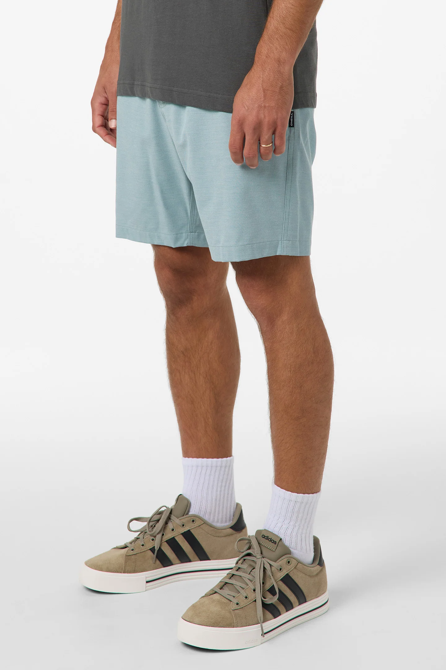 Reserve Light Check Elastic Waist 18" Hybrid Shorts - Image 3