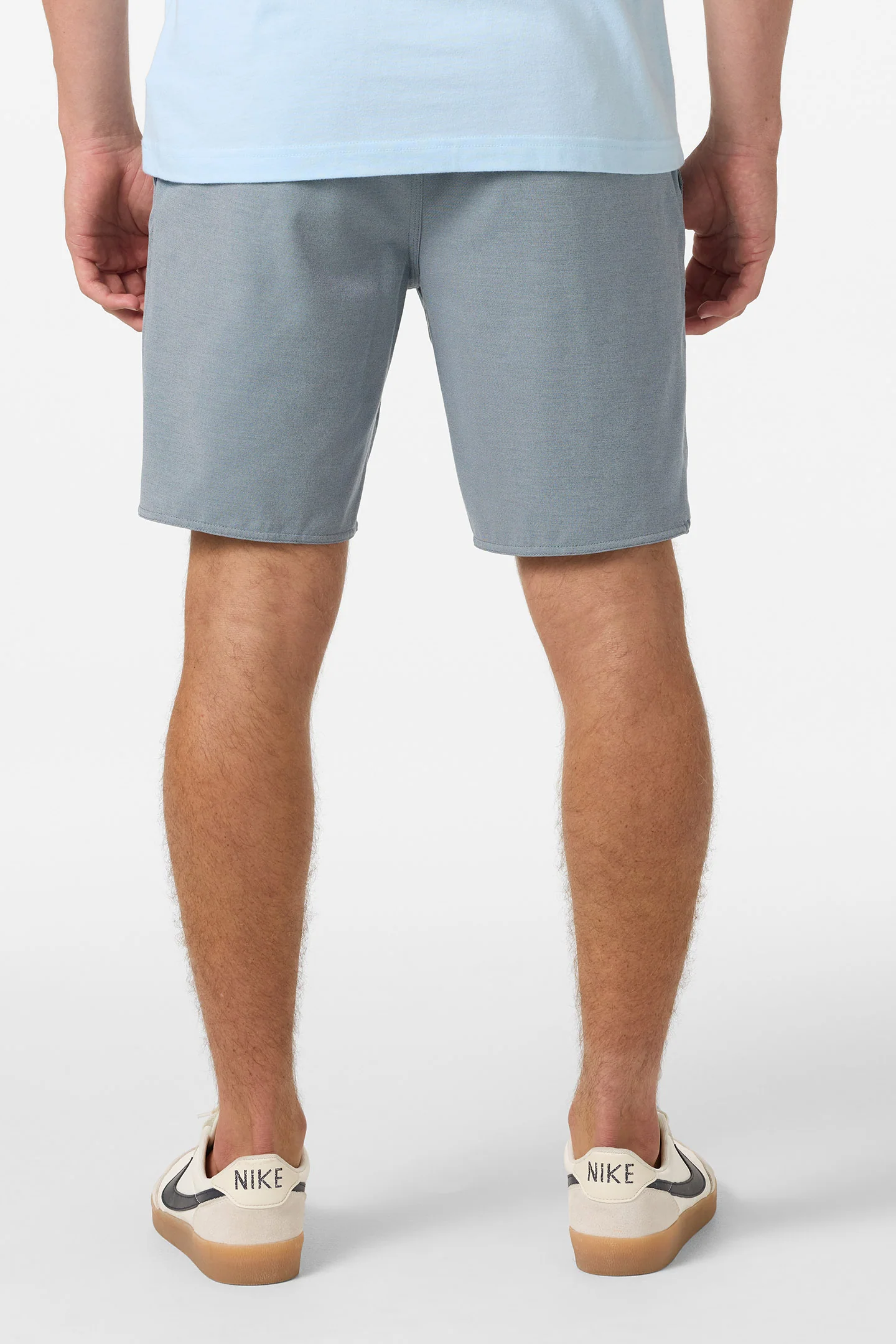Reserve Light Check Scallop Elastic Waist 18" Hybrid Shorts - Image 5