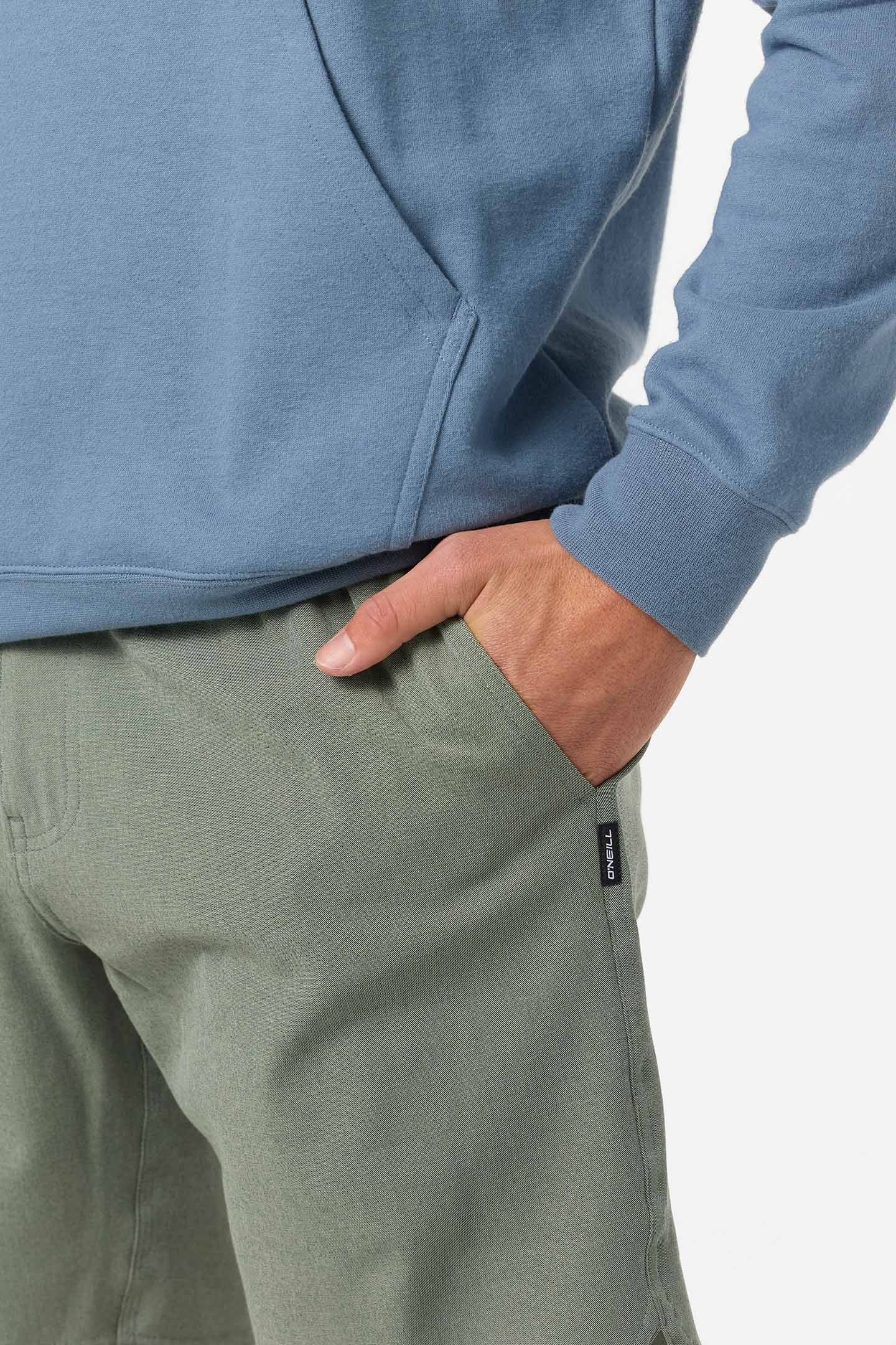 Reserve Light Check Scallop Elastic Waist 18" Hybrid Shorts - Image 5