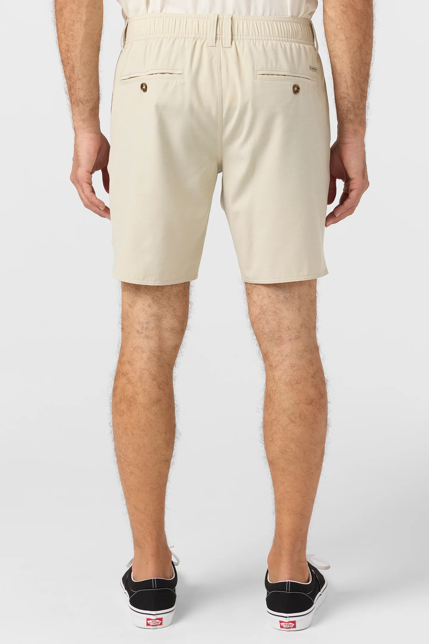 Reserve Light Check Scallop Elastic Waist 18" Hybrid Shorts - Image 7