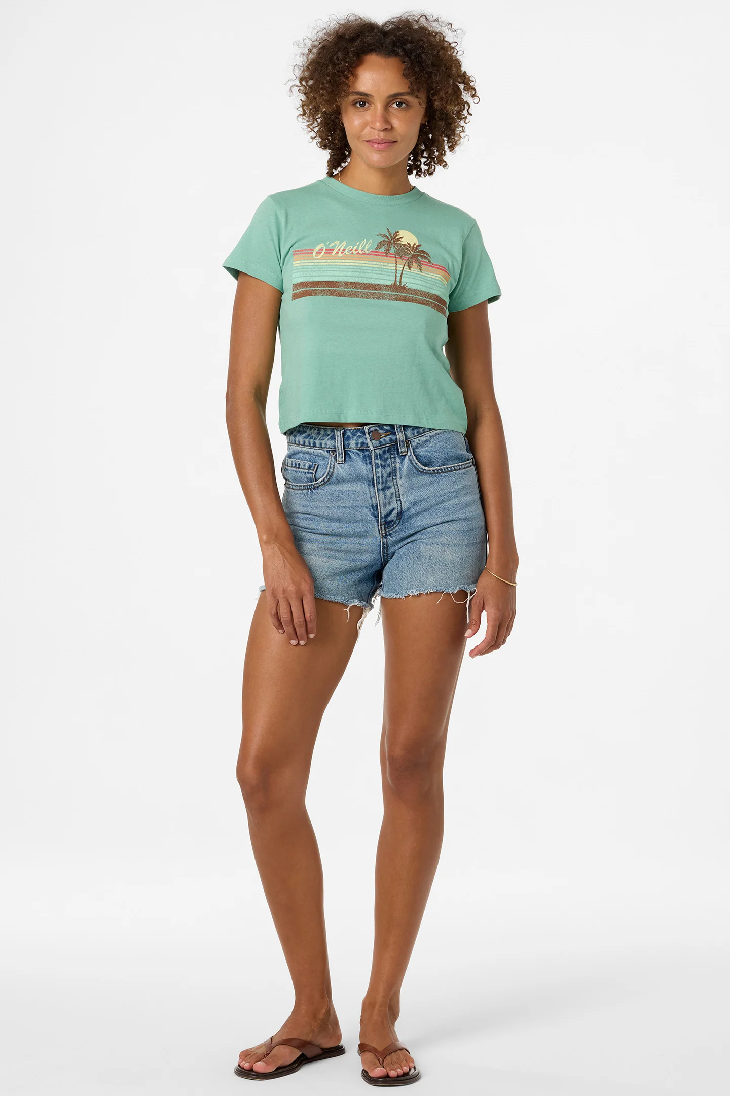Retro Stripe Fitted Tee - Image 3