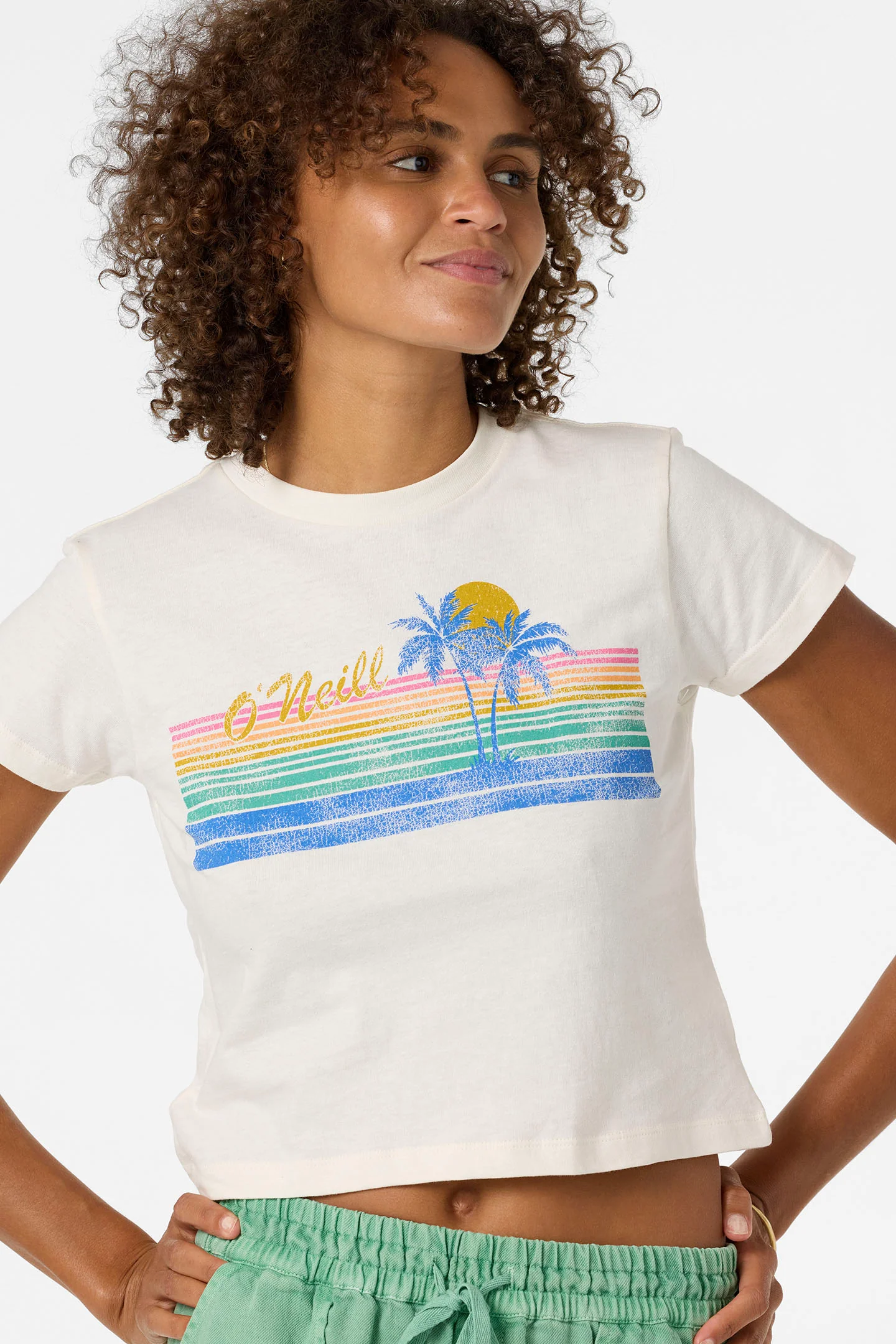 Retro Stripe Fitted Tee - Image 5