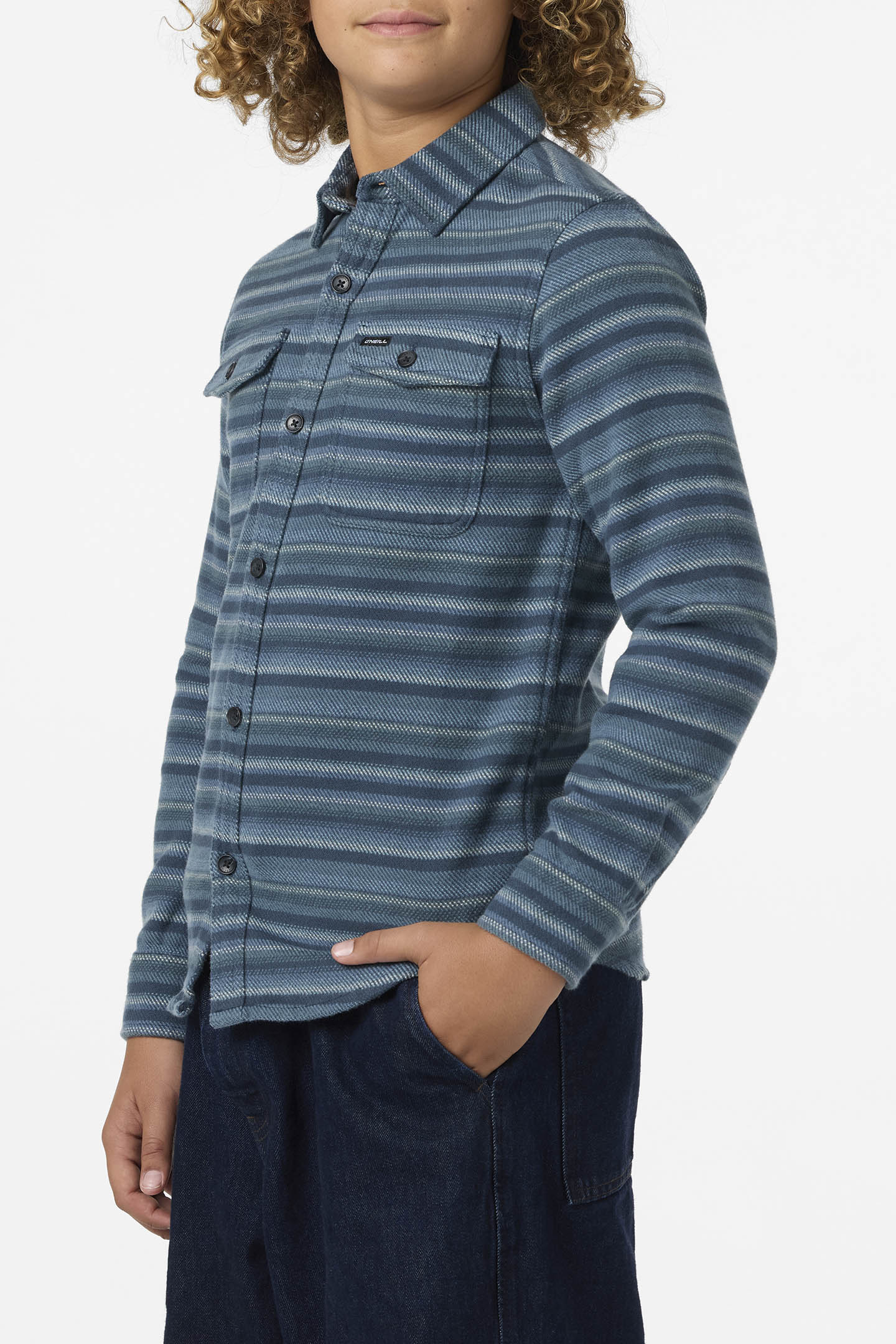 Boy's Richmond Flannel Long Sleeve Shirt - Image 3