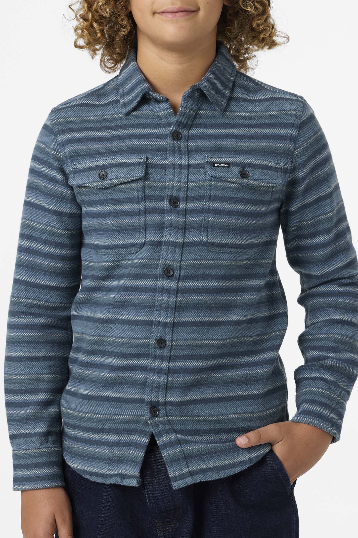 Boy's Richmond Flannel Long Sleeve Shirt - Image 4