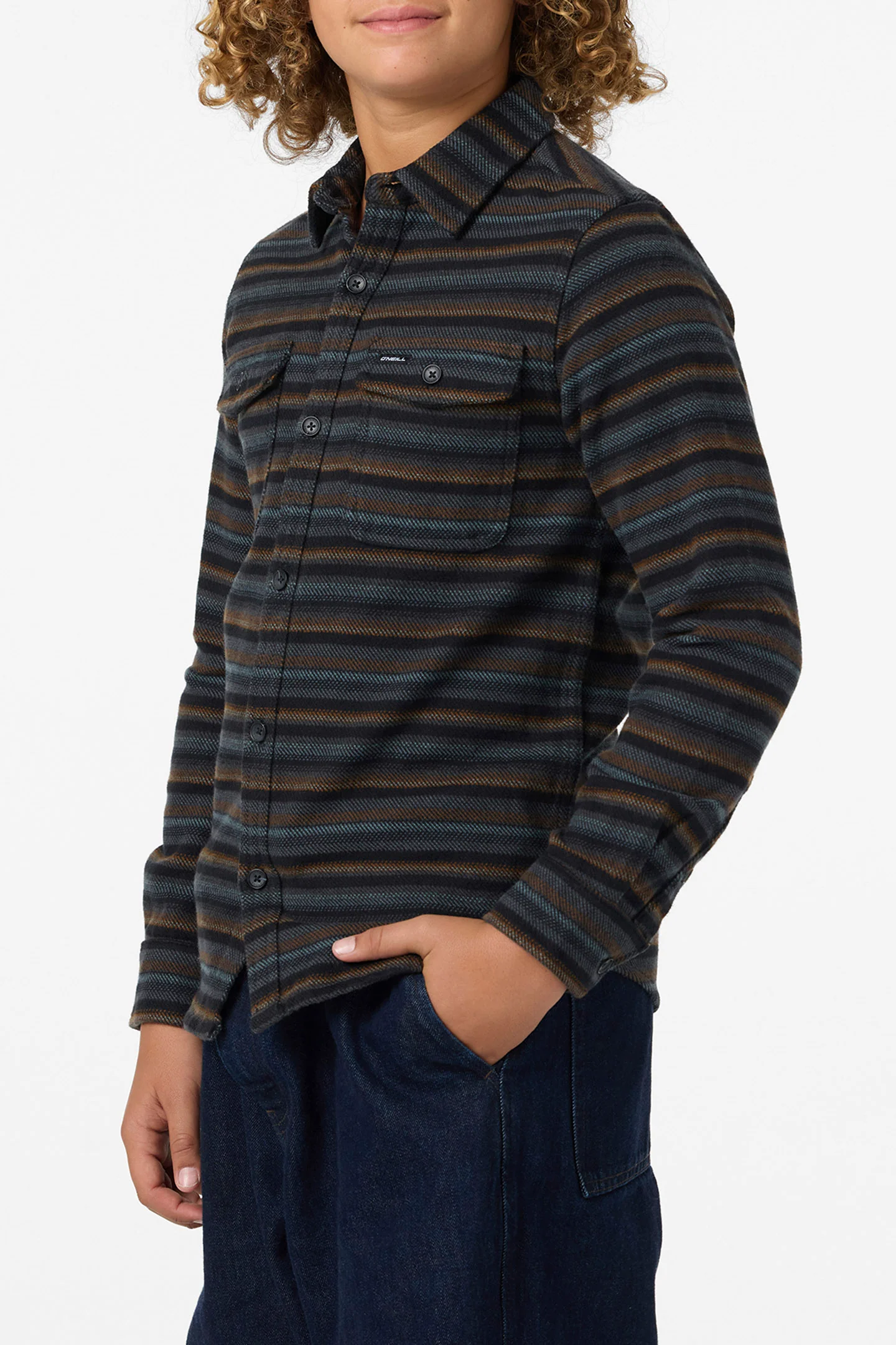 Boy's Richmond Flannel Long Sleeve Shirt - Image 4