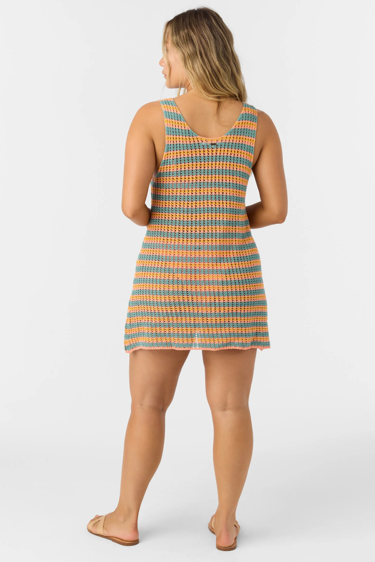 Ryan Stripe Mini Cover-Up Dress - Image 7