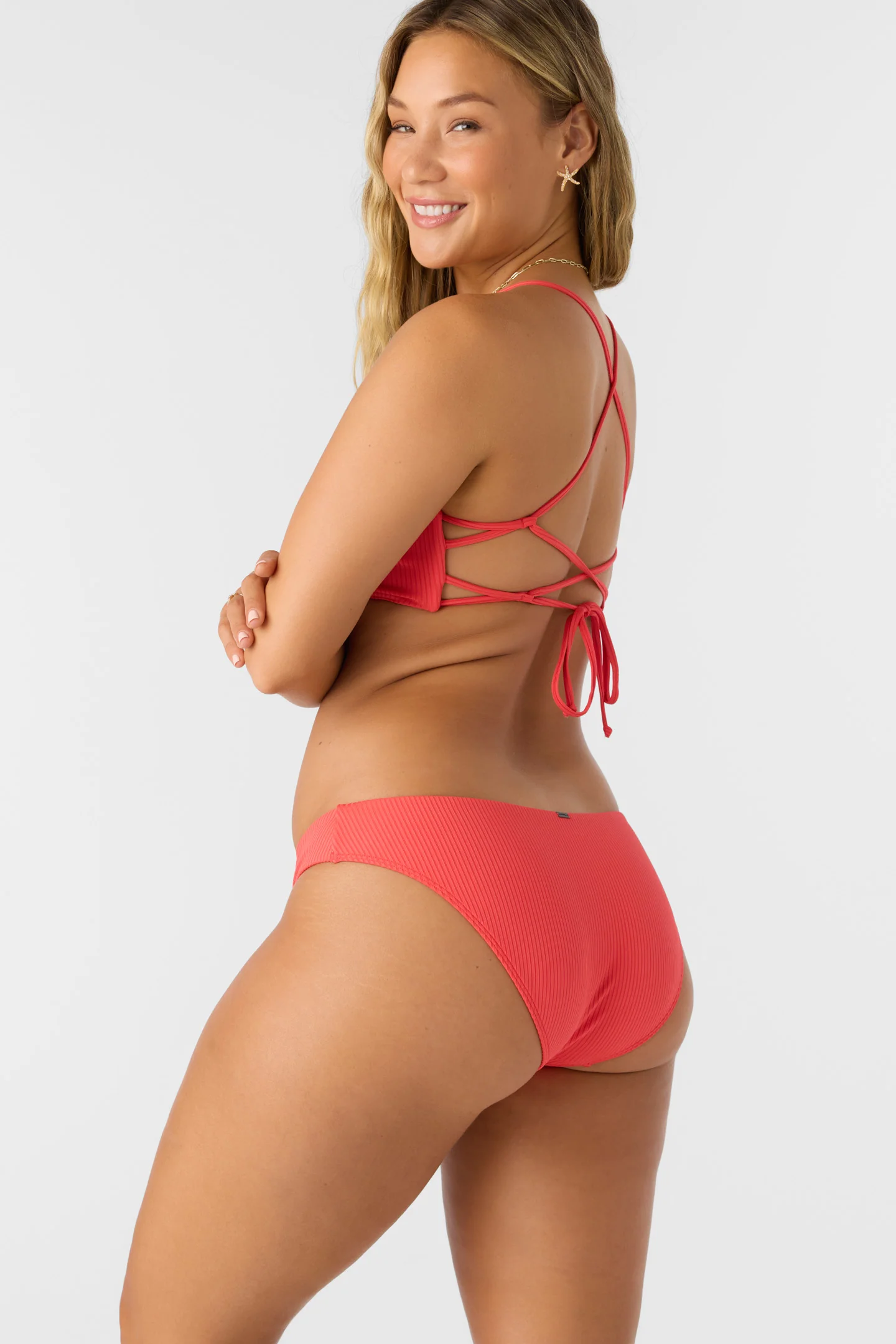Saltwater Solids Rib Blue Lagoon Full Bottoms