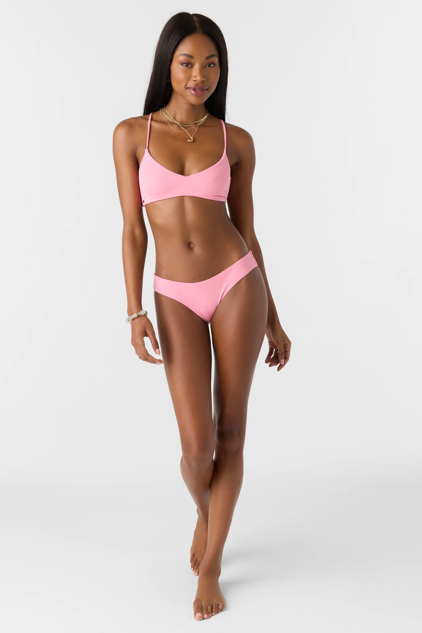 Saltwater Solids Rib Blue Lagoon Full Bottoms - Image 3