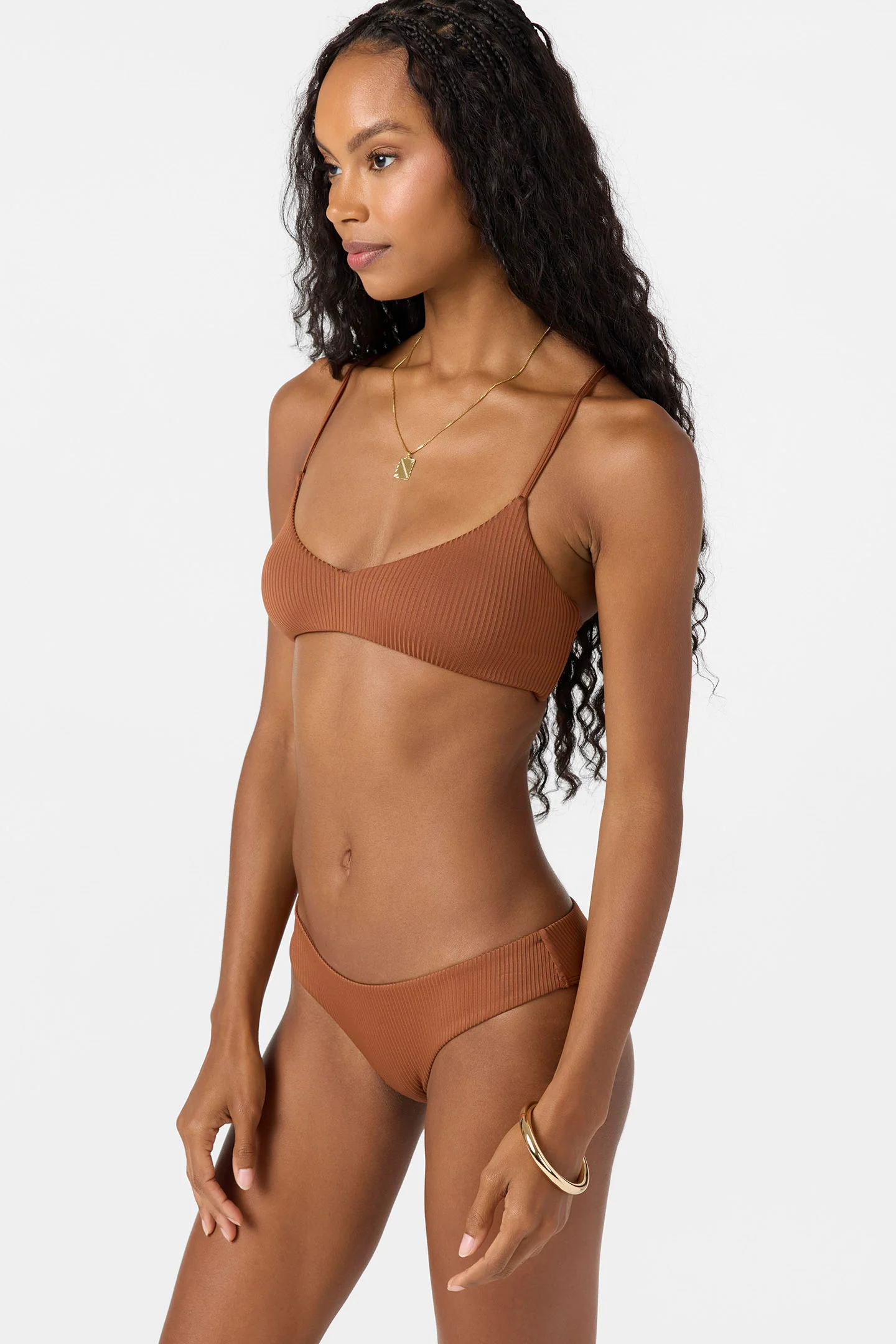 Saltwater Solids Rib Huntington Bralette Top - Image 6