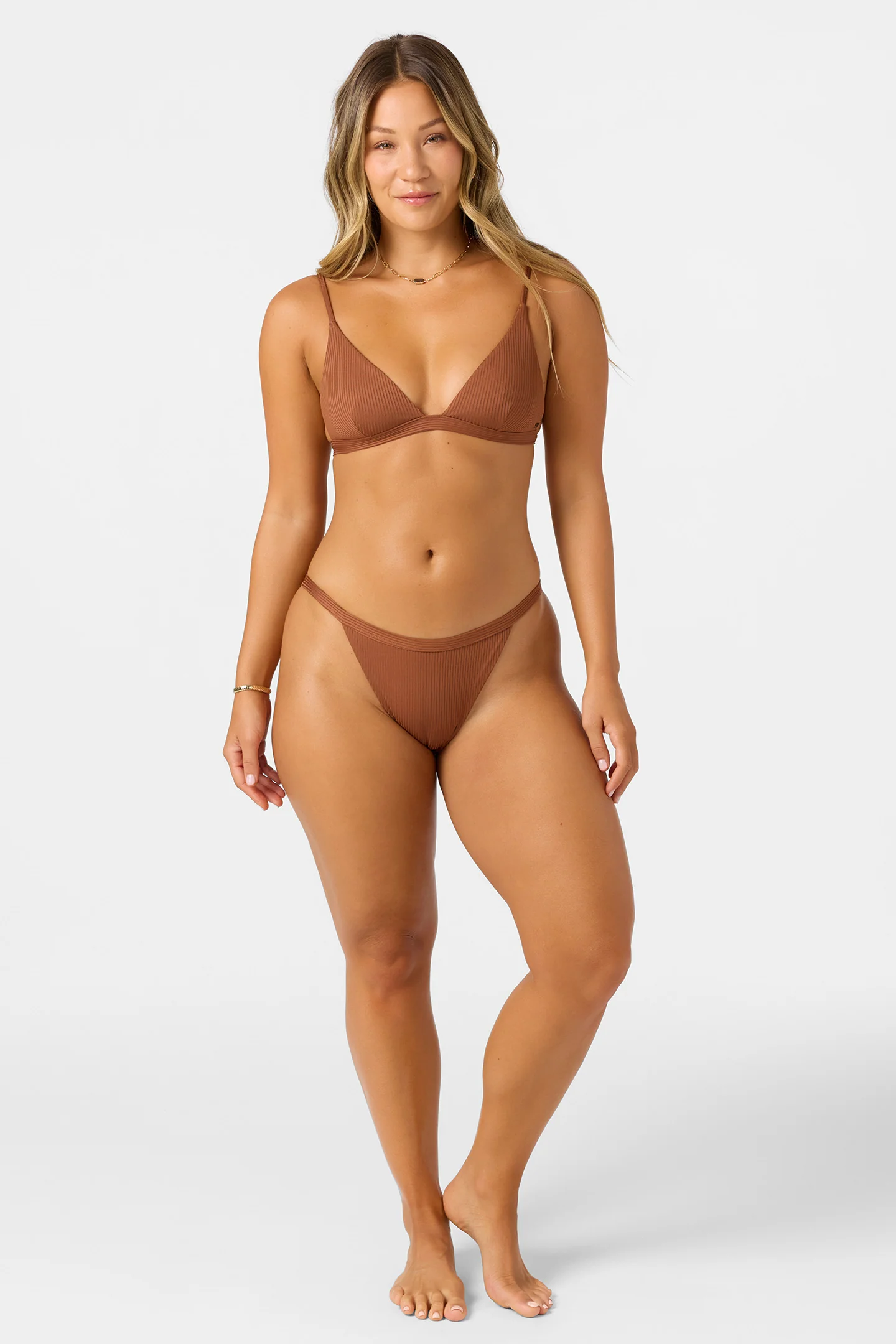 Saltwater Solids Rib Seaside Triangle Top - Image 3